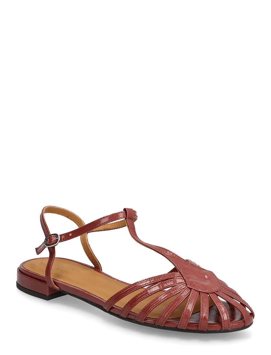 Billi Bi - Sandals - flache sandalen - dark rose confetto naplack - 0