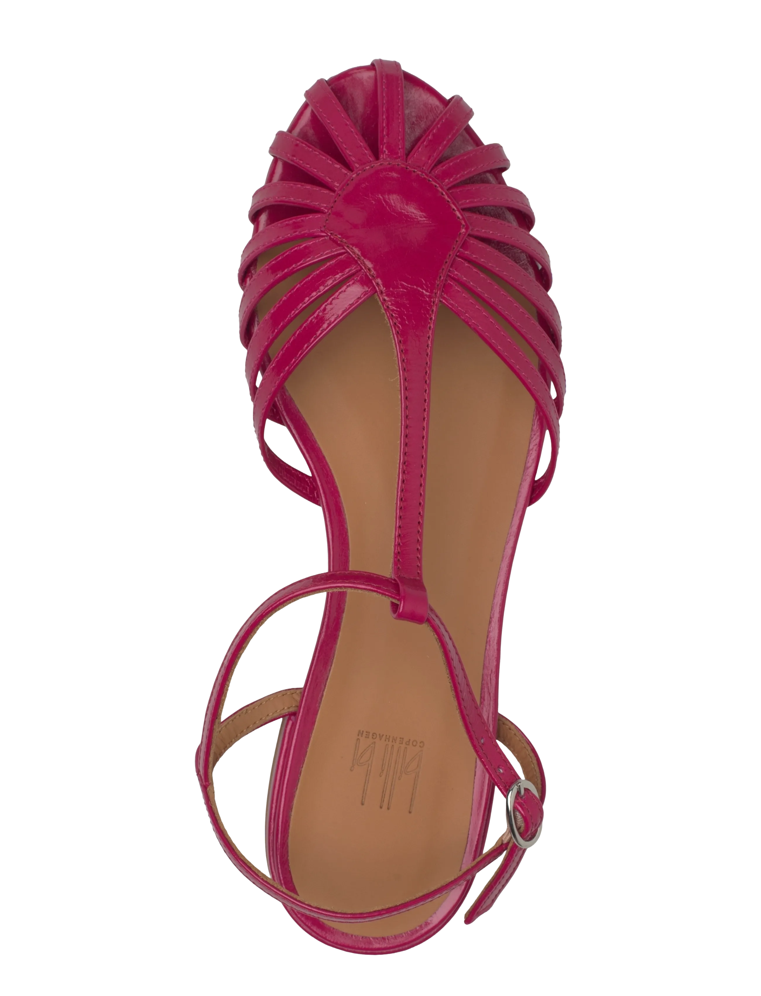 Billi Bi - Sandals - kontsata sandaalid - fuxia naplack - 3