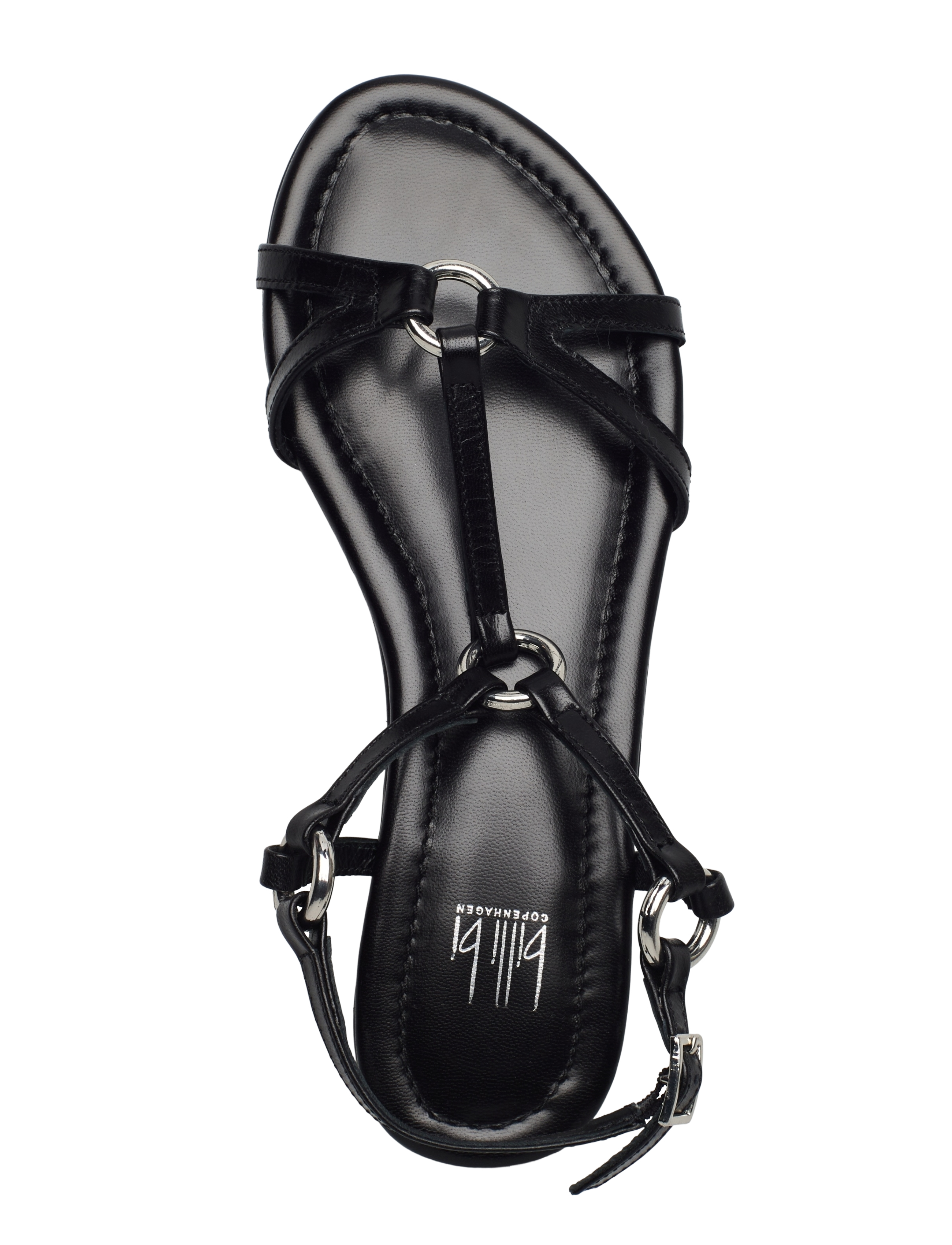 Billi Bi - Sandals - flade sandaler - black nappa/silver - 3