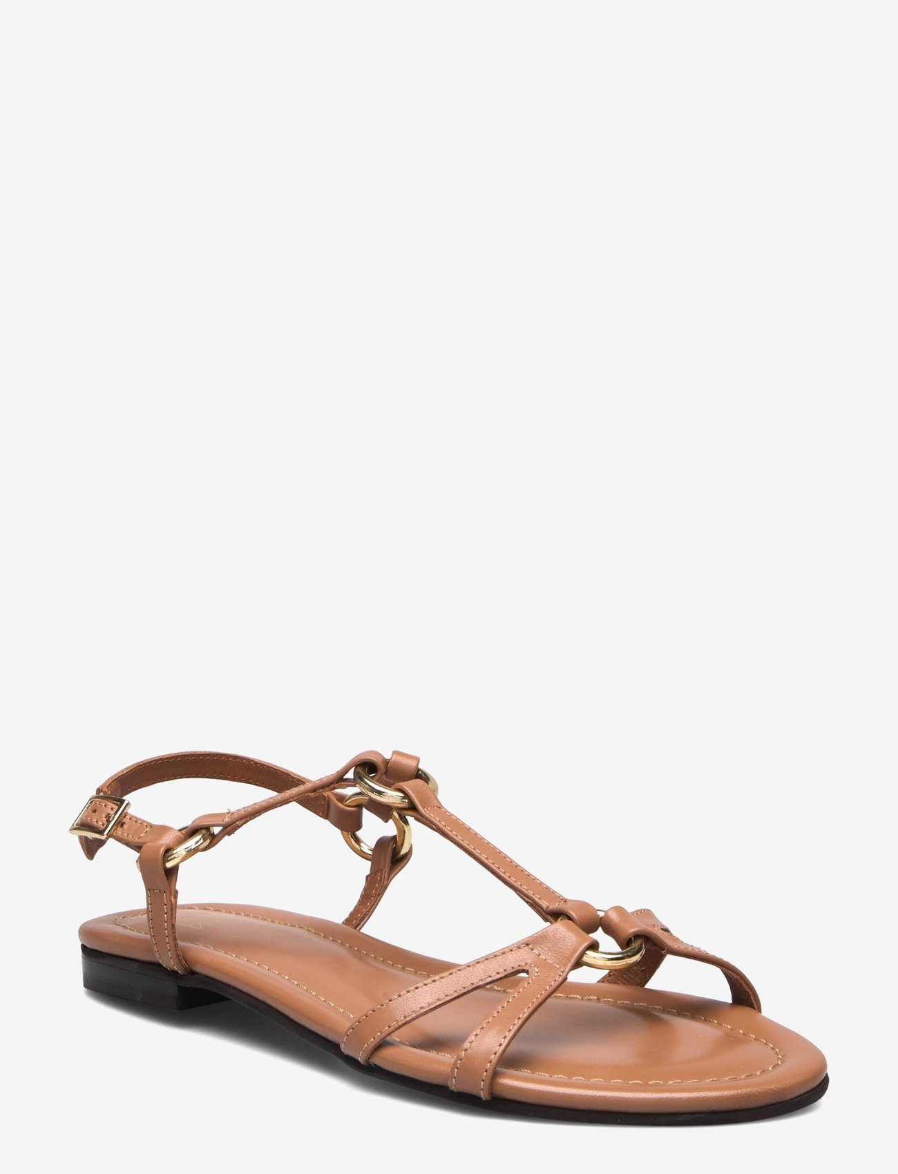 Billi Bi - Sandals - flache sandalen - camel nappa/gold - 0