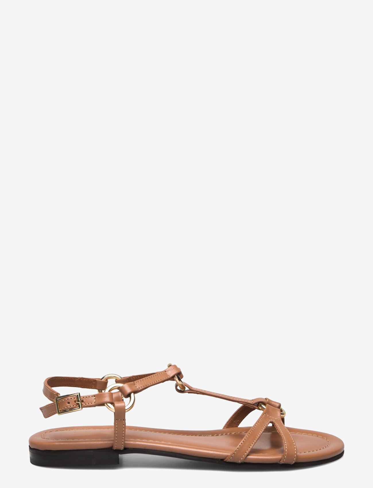 Billi Bi - Sandals - flache sandalen - camel nappa/gold - 1