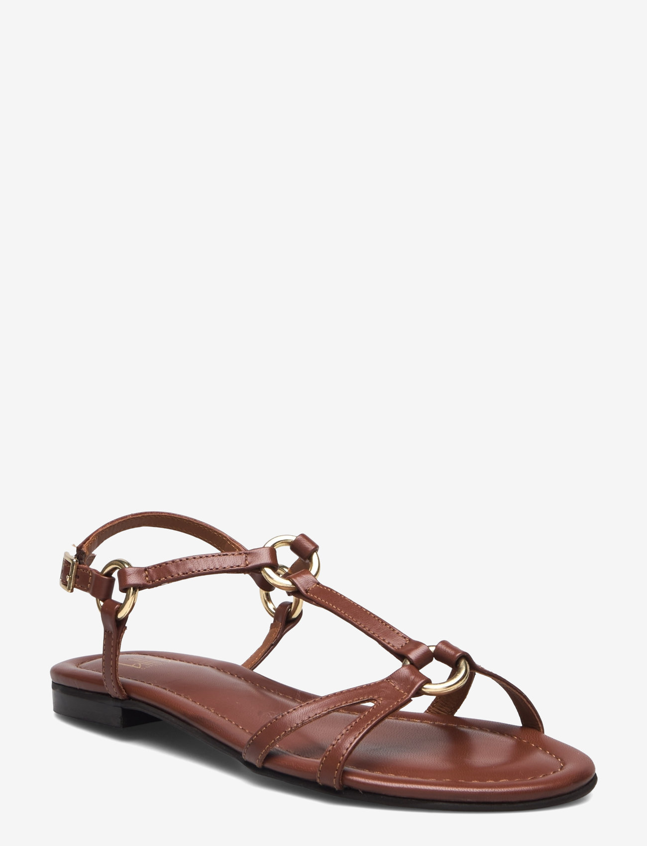 Billi Bi - Sandals - flade sandaler - cognac nappa/gold - 0