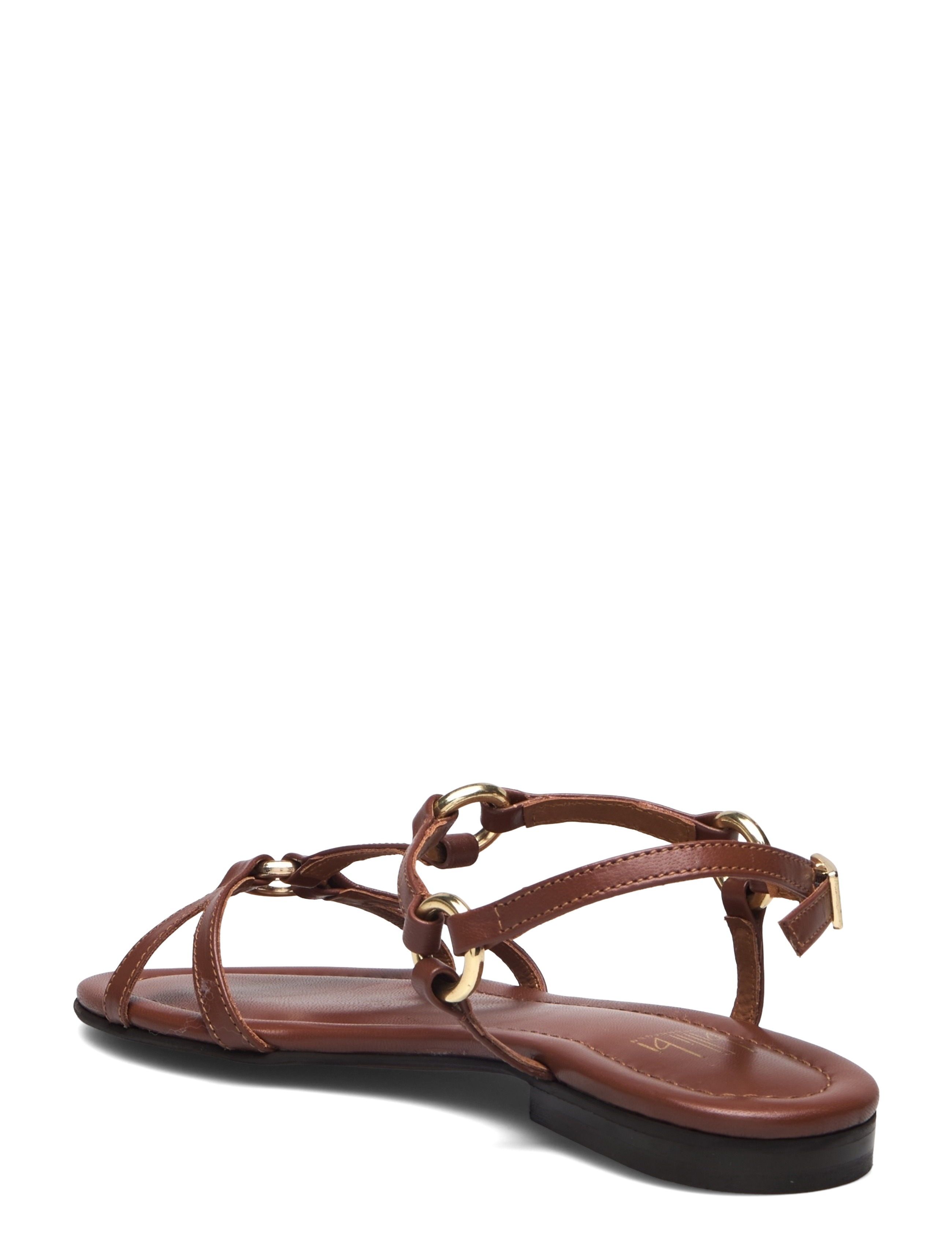 Billi Bi - Sandals - flache sandalen - cognac nappa/gold - 2