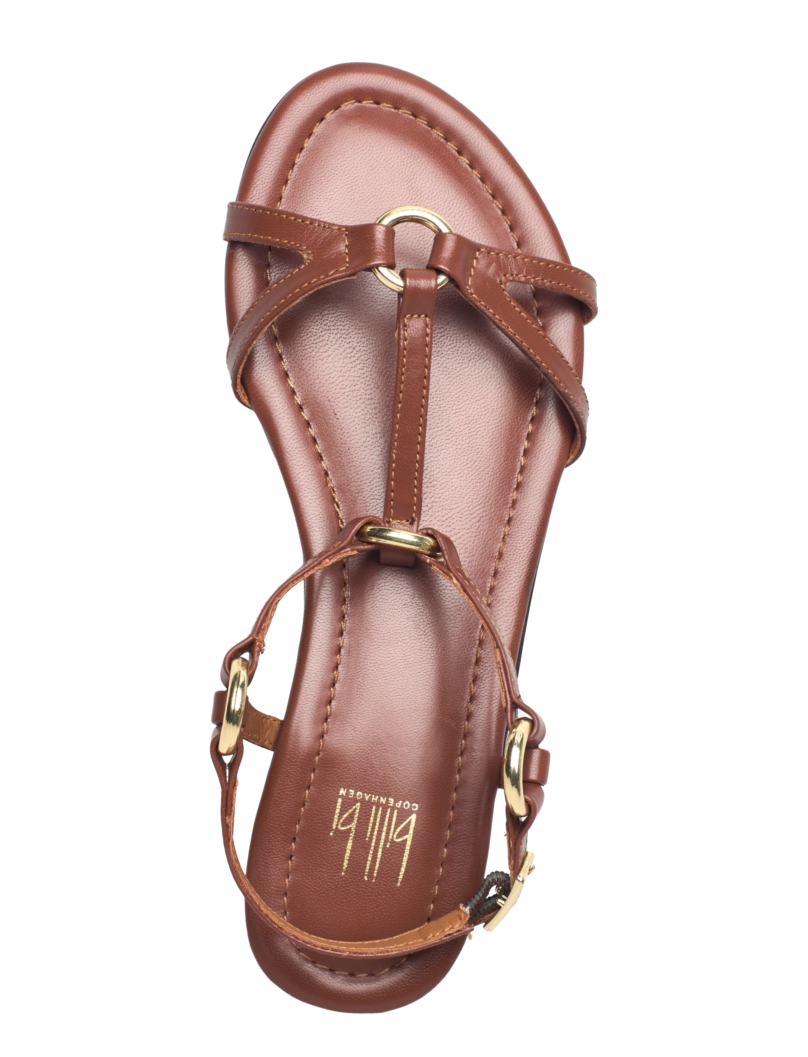 Billi Bi - Sandals - flache sandalen - cognac nappa/gold - 3