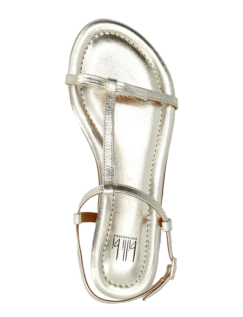 Billi Bi - Sandals A8702 - lygiapadės basutės - gold ferrer metal 002 - 3