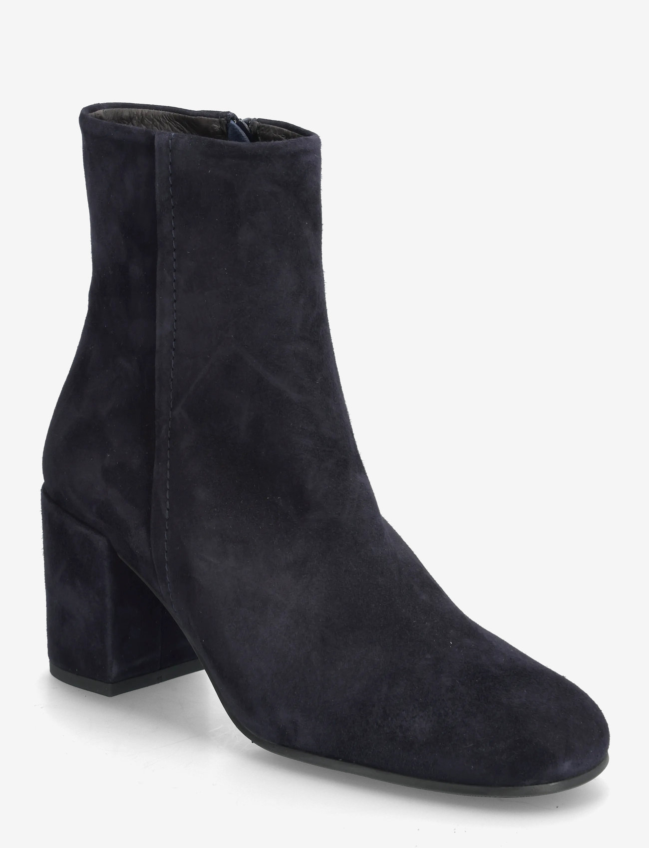 Billi Bi - Booties - høj hæl - navy suede - 0
