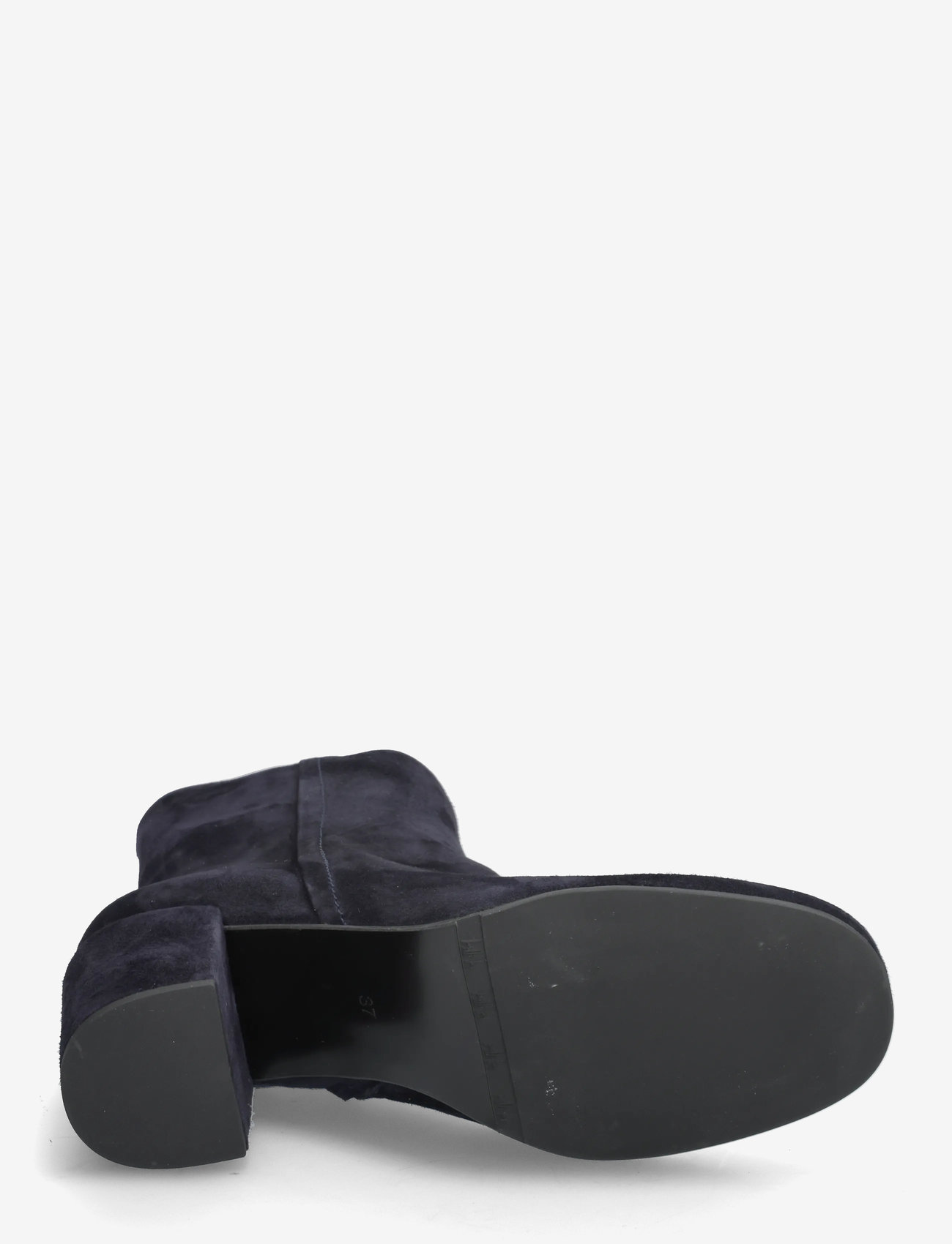 Billi Bi - Booties - høj hæl - navy suede - 4