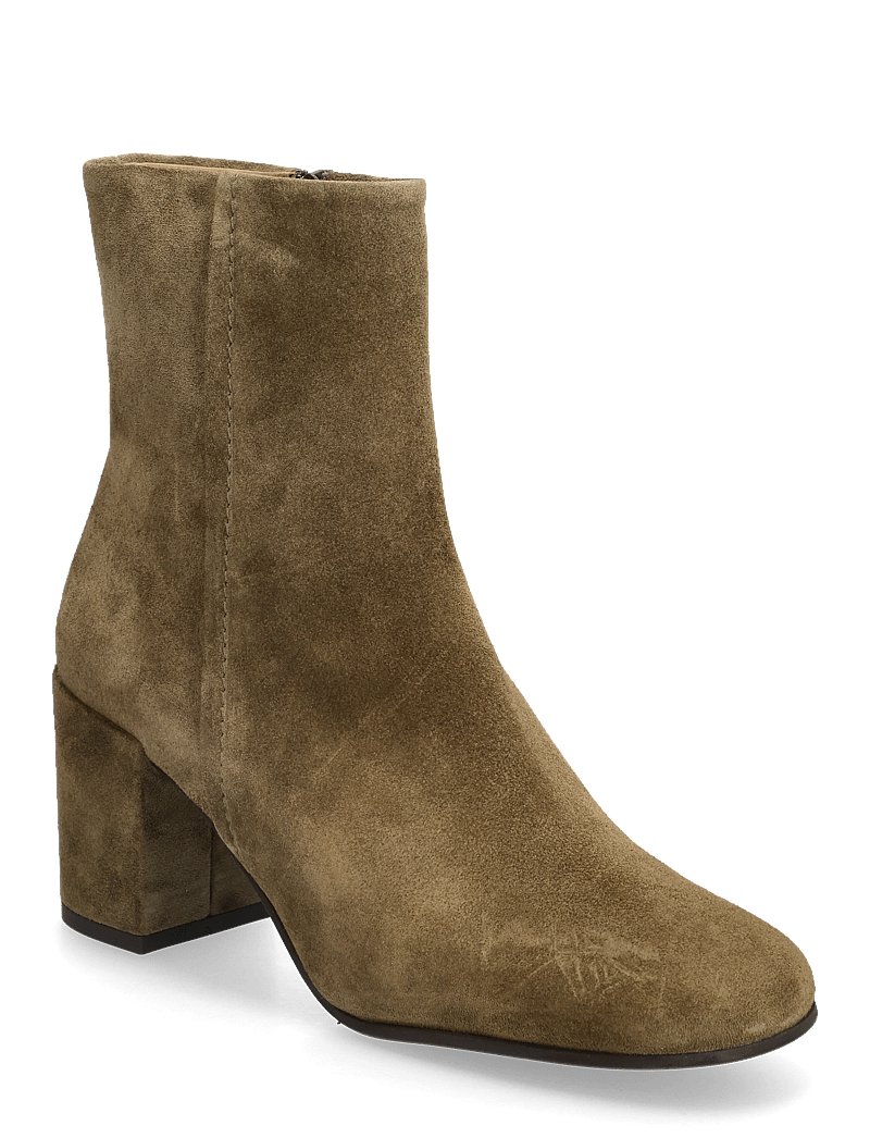 Billi Bi - Booties - stiefeletten mit absatz - oliva babysilk suede - 0