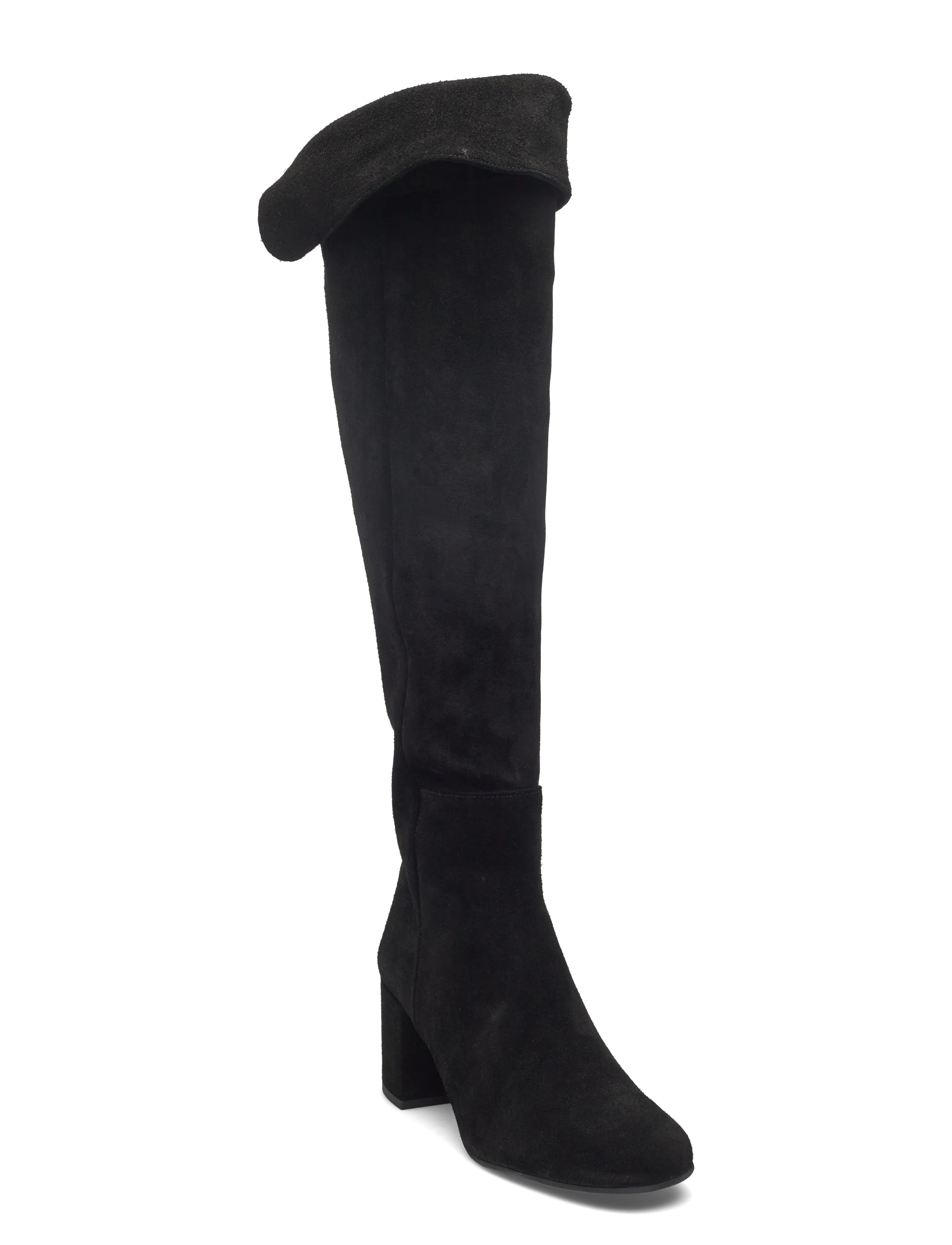 Billi Bi Long Boots - Overknees - BLACK BABYSILK SUEDE / black