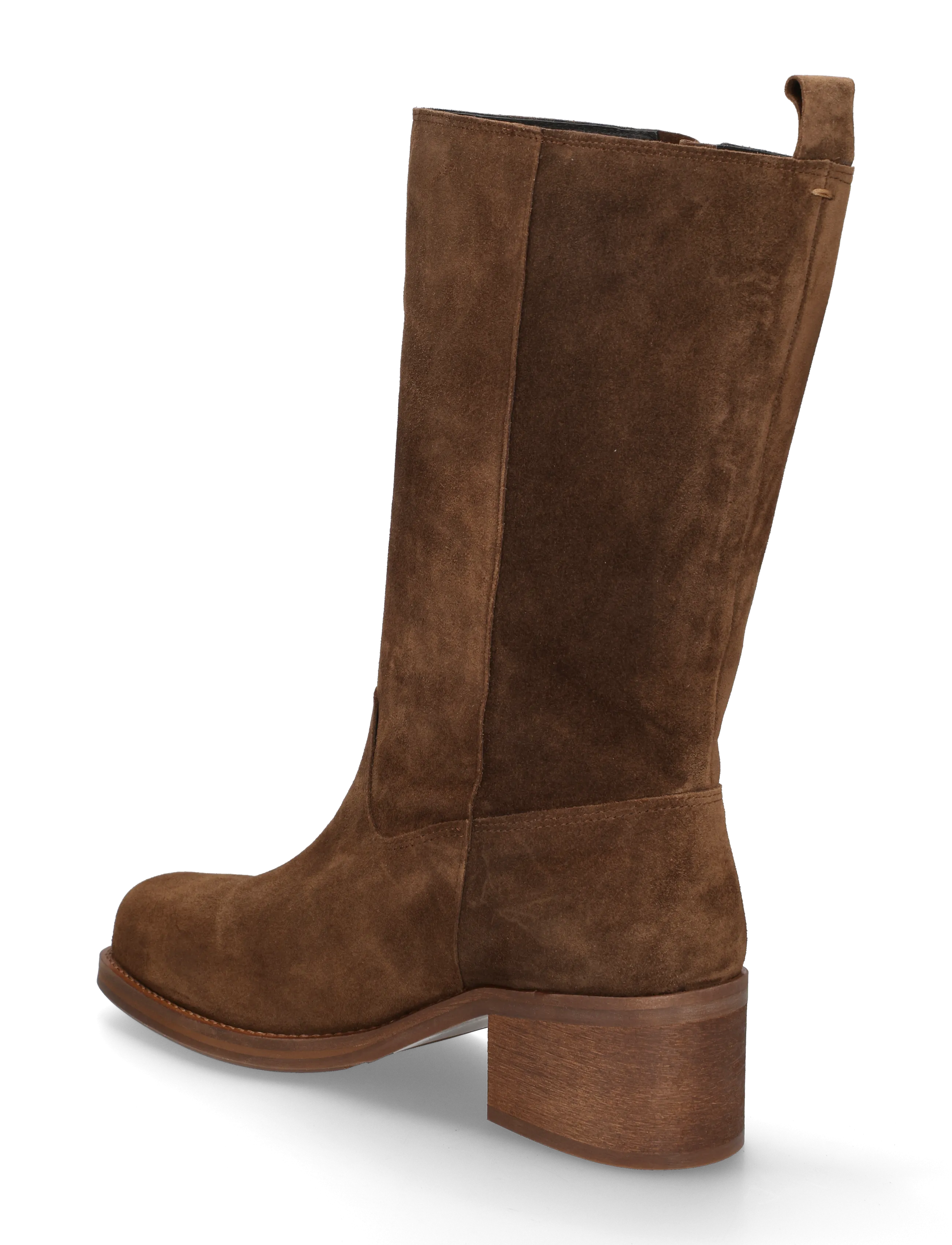 Billi Bi - Long Boots - heeled ankle boots - arabica babysilk suede - 1