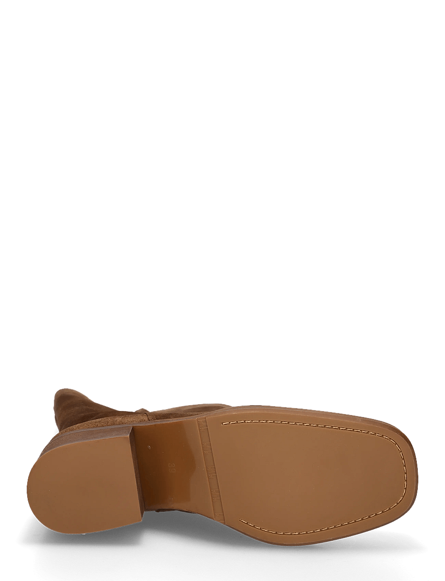 Billi Bi - Long Boots - kontsaga poolsaapad - arabica babysilk suede - 4