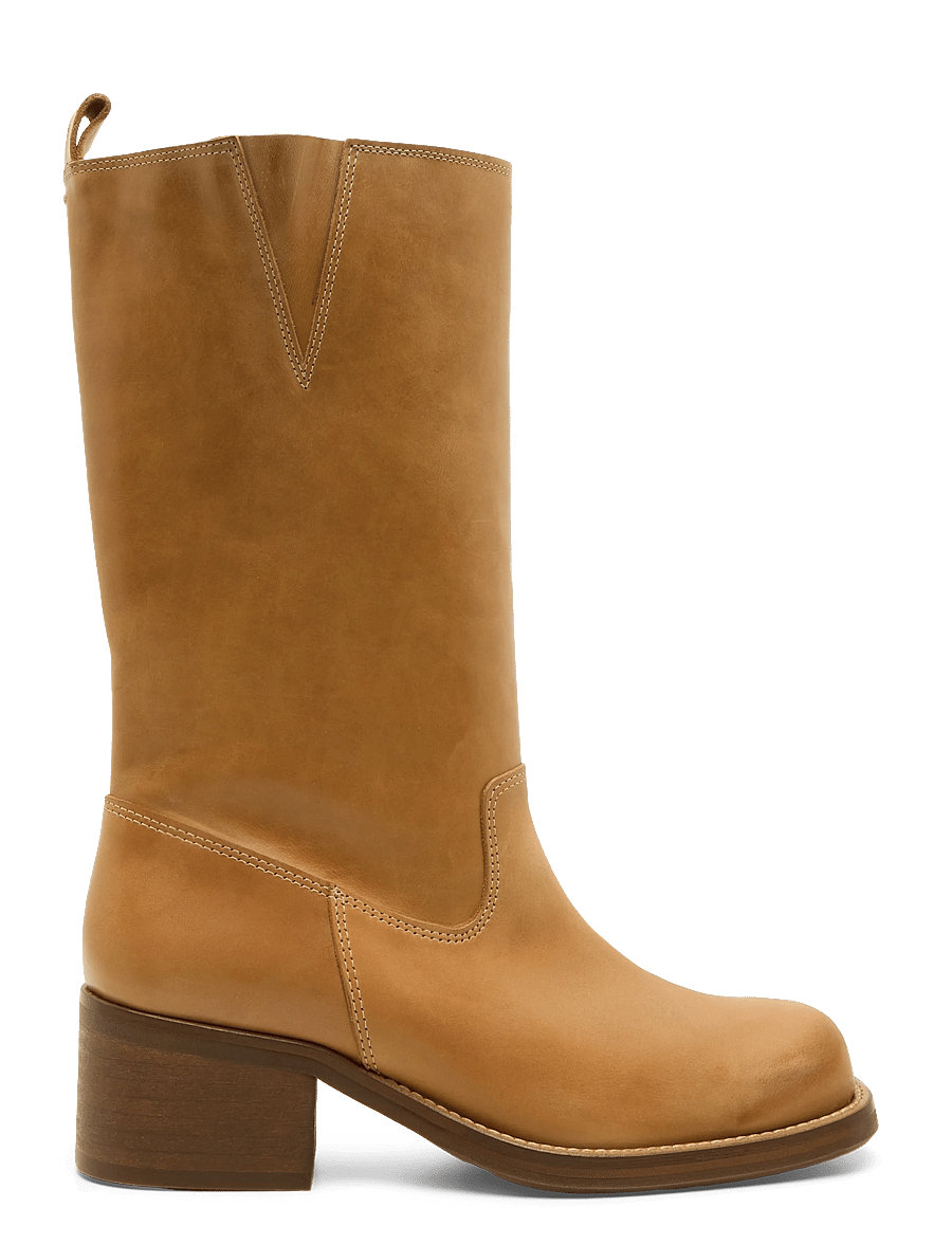 Billi Bi - Long Boots - stiefeletten mit absatz - cognac novilho calf - 2