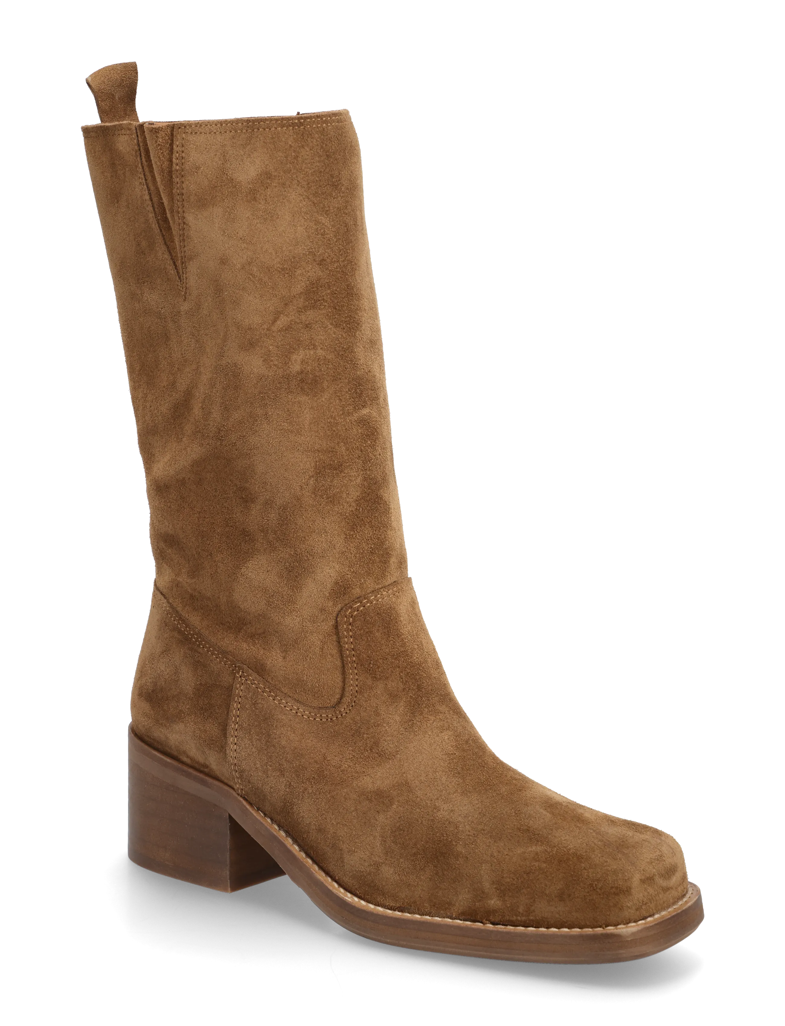 Billi Bi Long Boots, Kvinder, Firkantet Snude Lange Støvler, Brun, Str: 39