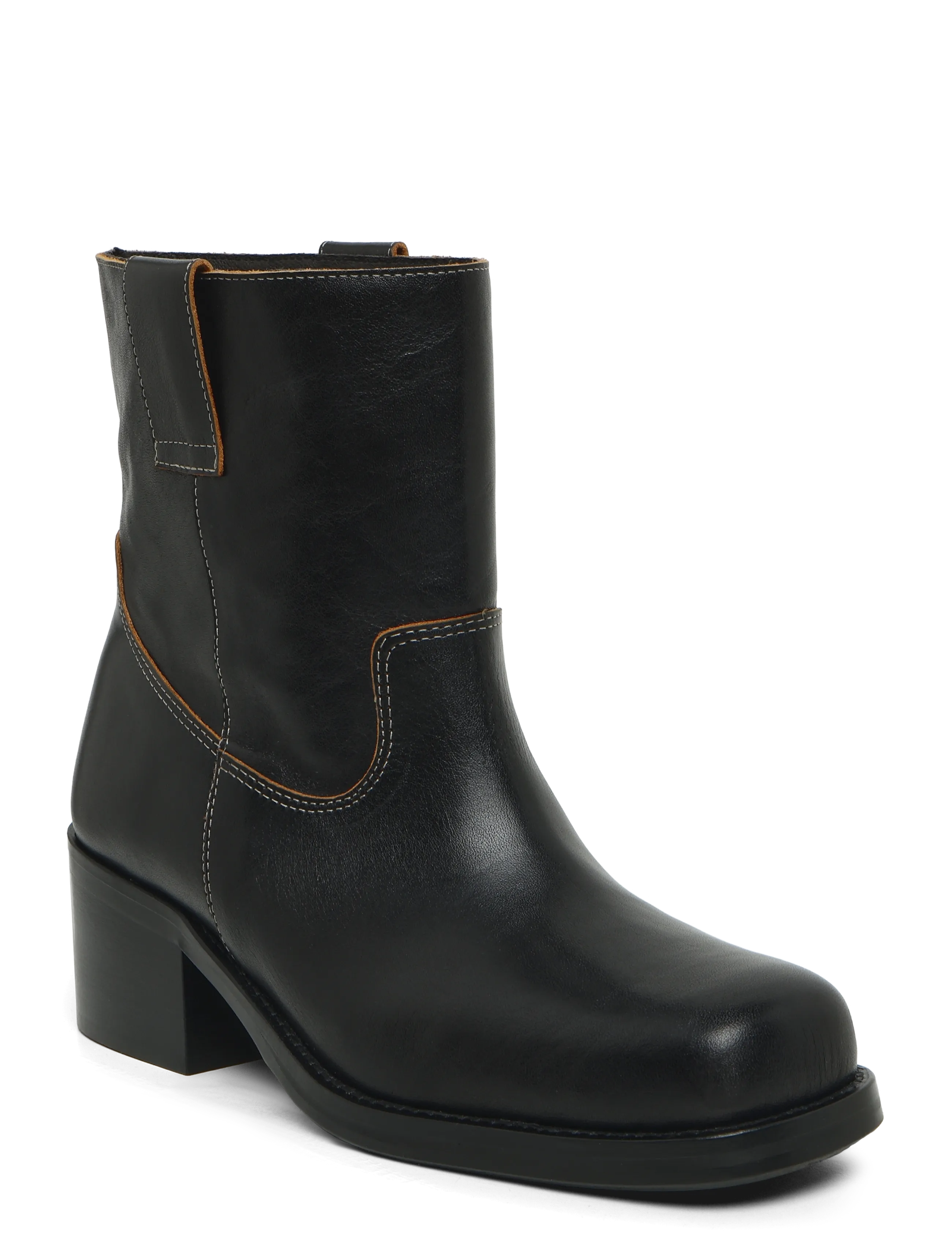 Billi Bi Booties, 36, Black, Ankelstøvler > Ankelstøvler Med Hæl, Dame
