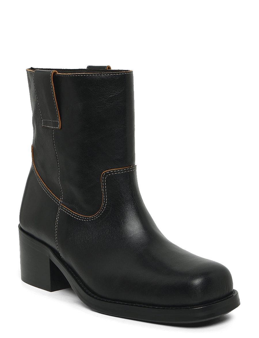 Billi Bi - Booties - kontsaga poolsaapad - black redwood - 0