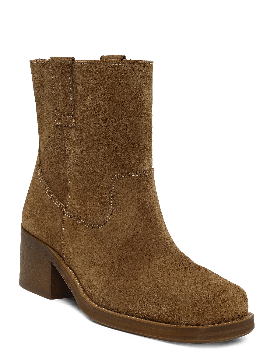 Billi Bi - Booties - stiefeletten mit absatz - tabac babysilk suede - 0