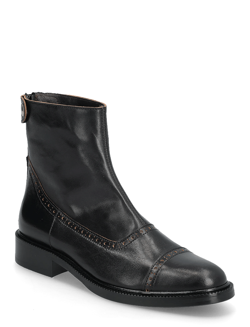 Billi Bi - Boots - madalad poolsaapad - black redwood calf - 0