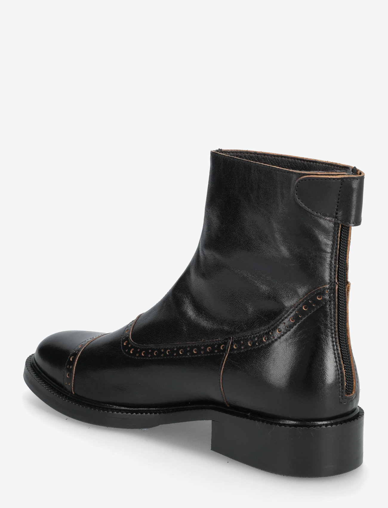 Billi Bi - Boots - flat ankle boots - black redwood calf - 2