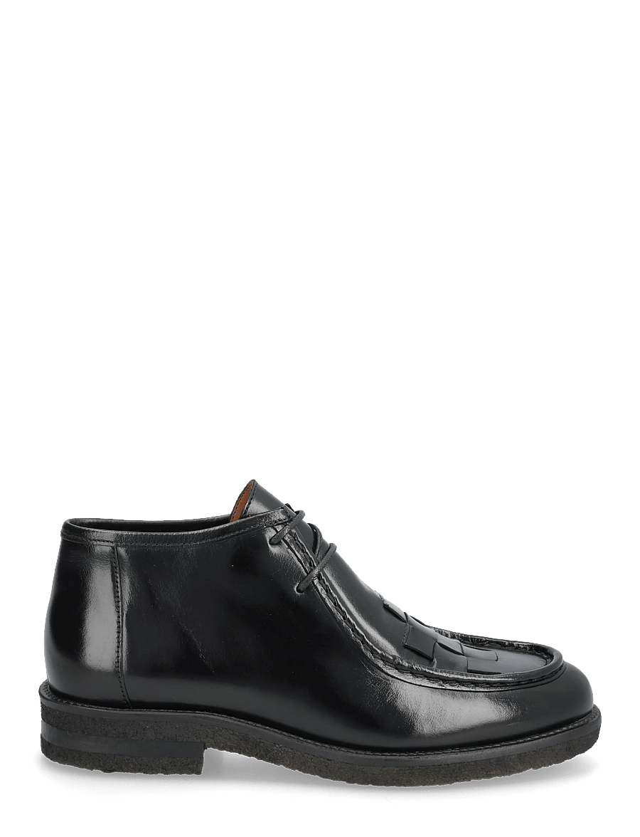 Billi Bi - Boots - snøreboots - black calf - 1