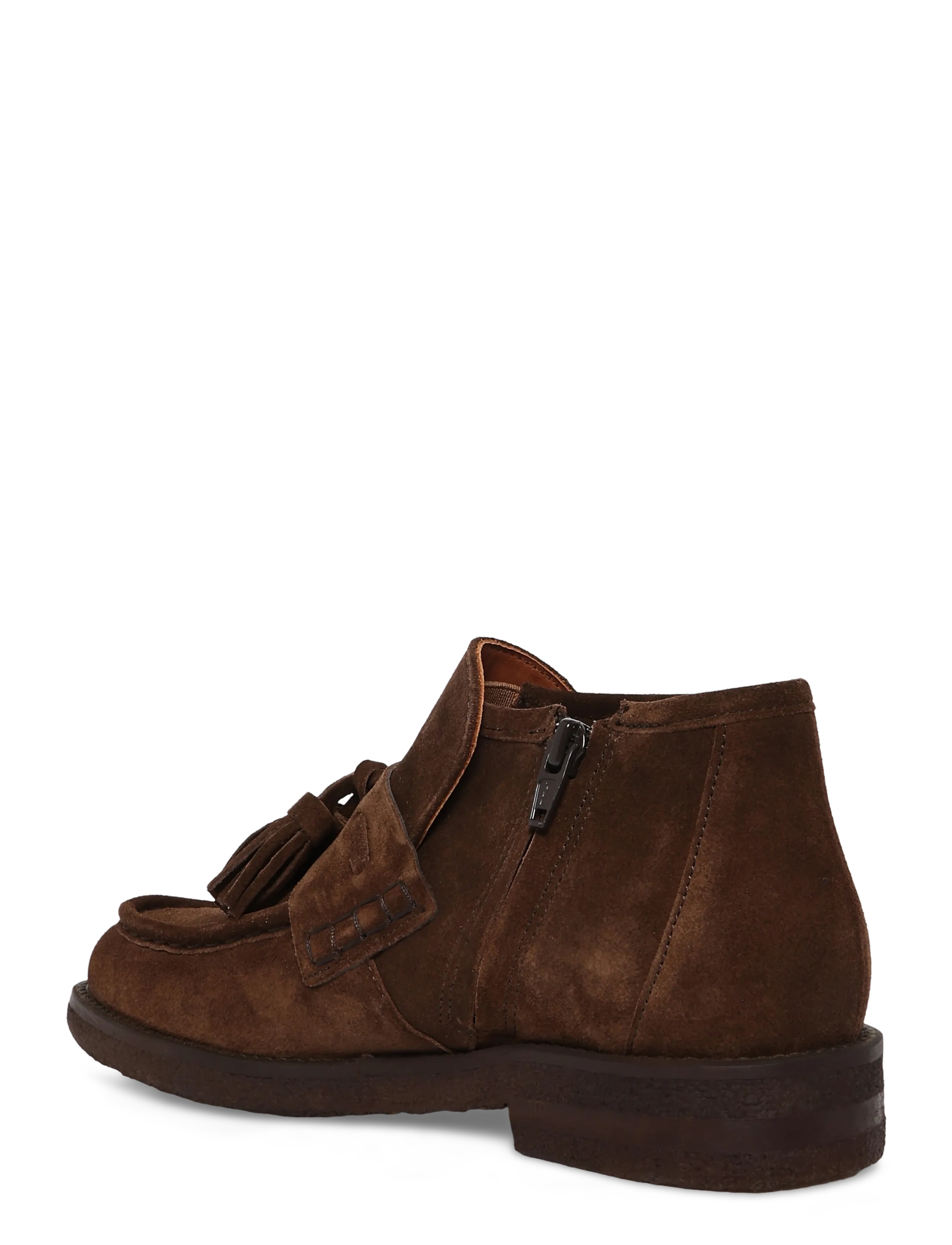 Billi Bi - Boots - flade ankelstøvler - arabica babysilk suede - 1