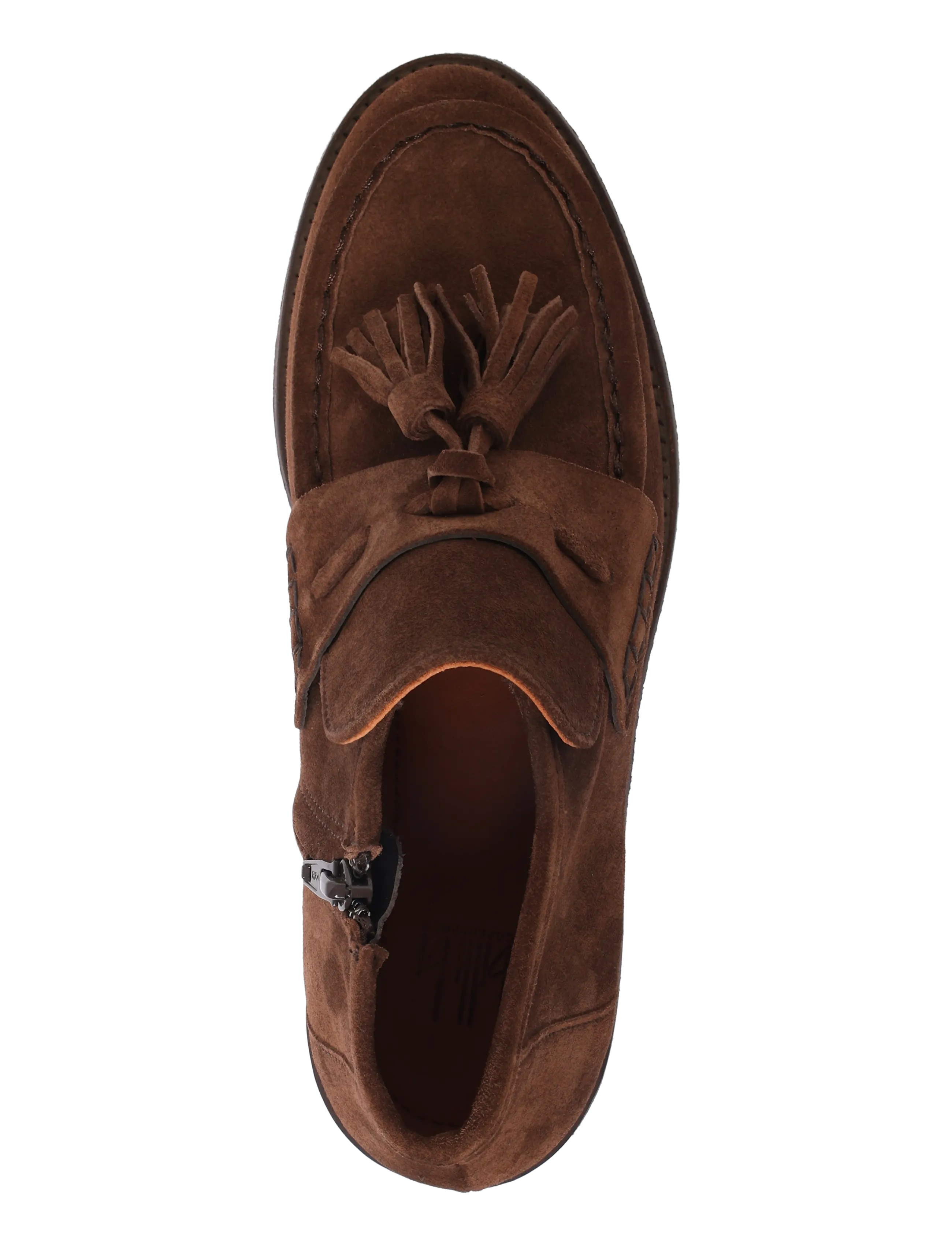 Billi Bi - Boots - flade ankelstøvler - arabica babysilk suede - 3
