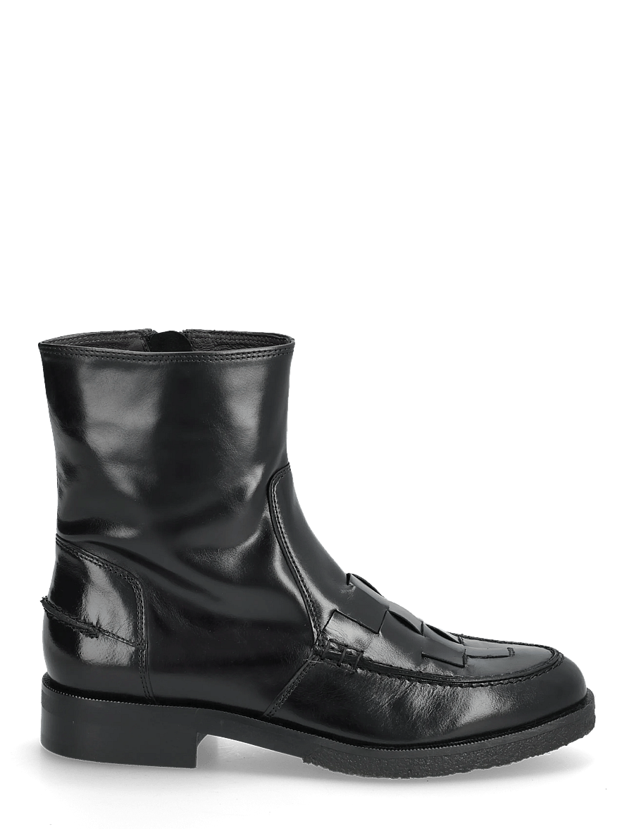 Billi Bi - Boots - flade ankelstøvler - black giamaica calf - 1