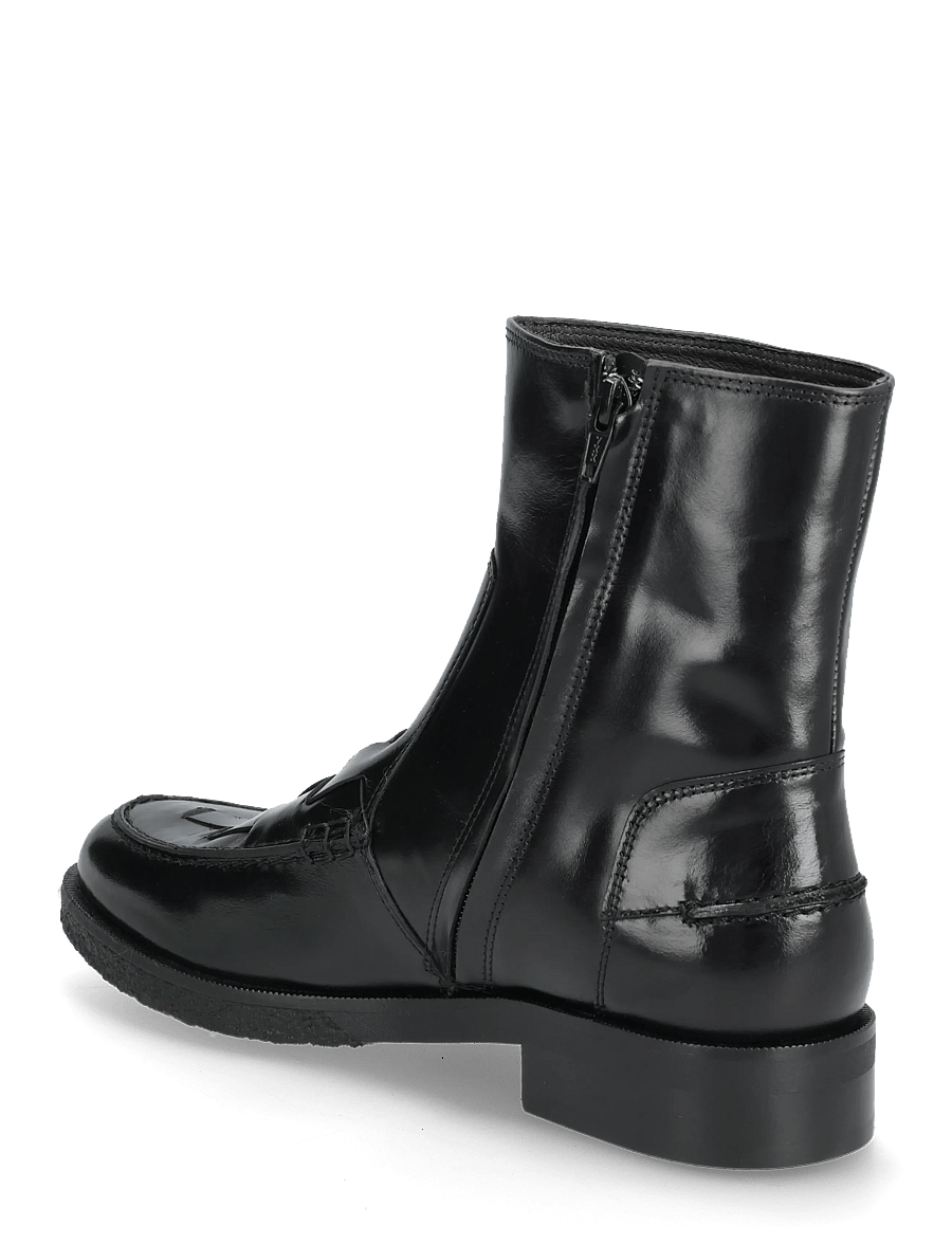 Billi Bi - Boots - flade ankelstøvler - black giamaica calf - 2