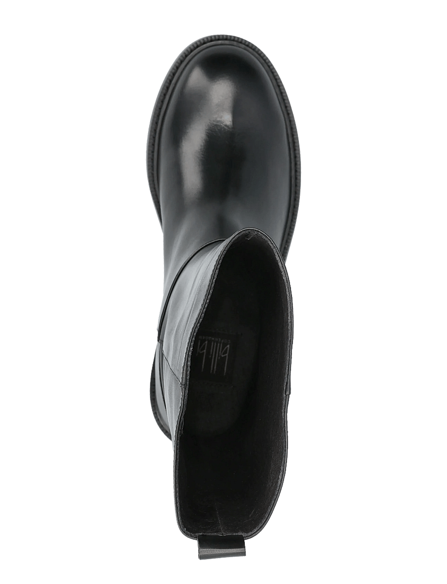 Billi Bi - Boots - bottines plates - black calf - 3