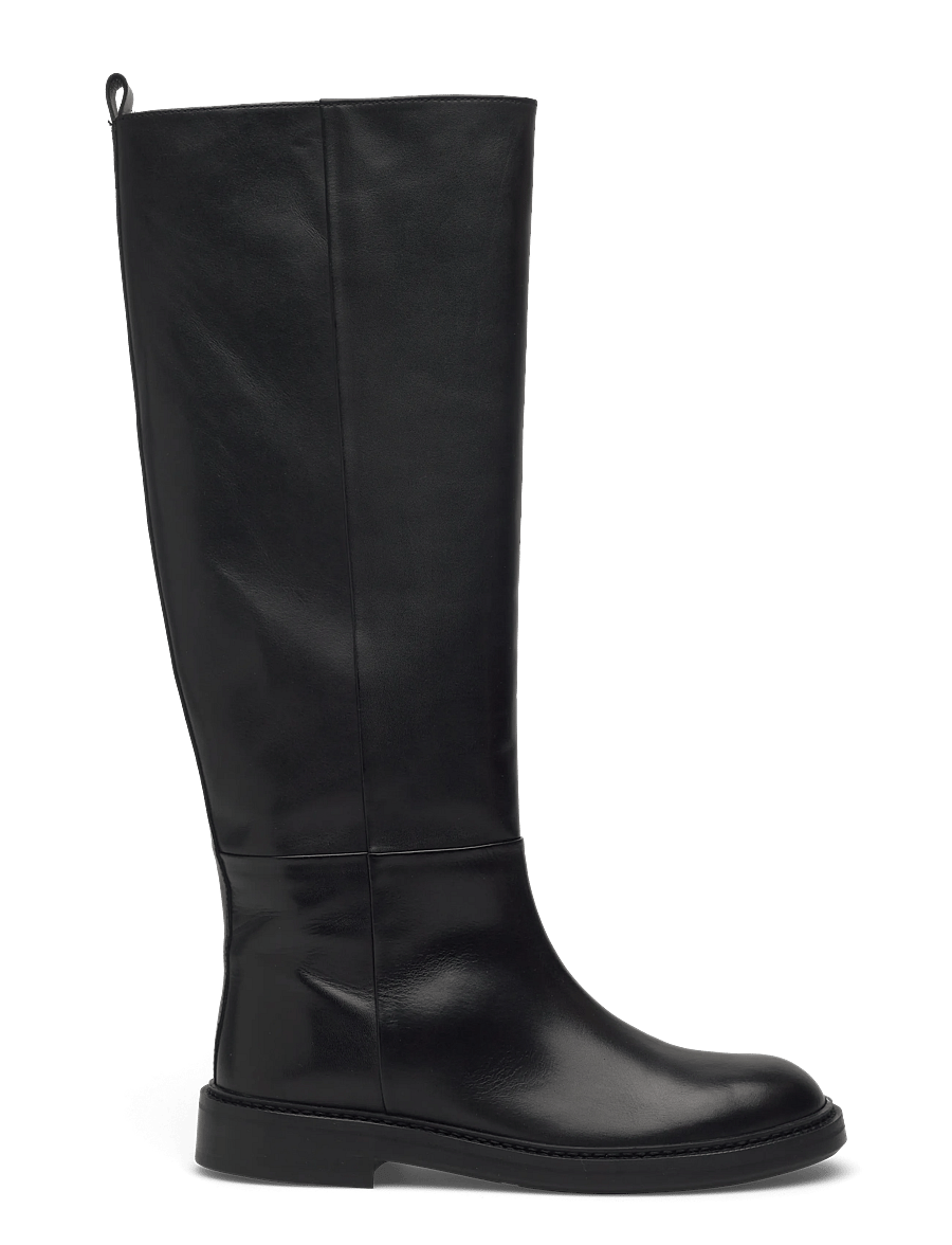 Billi Bi - Long Boots - knähöga stövlar - black calf - 2