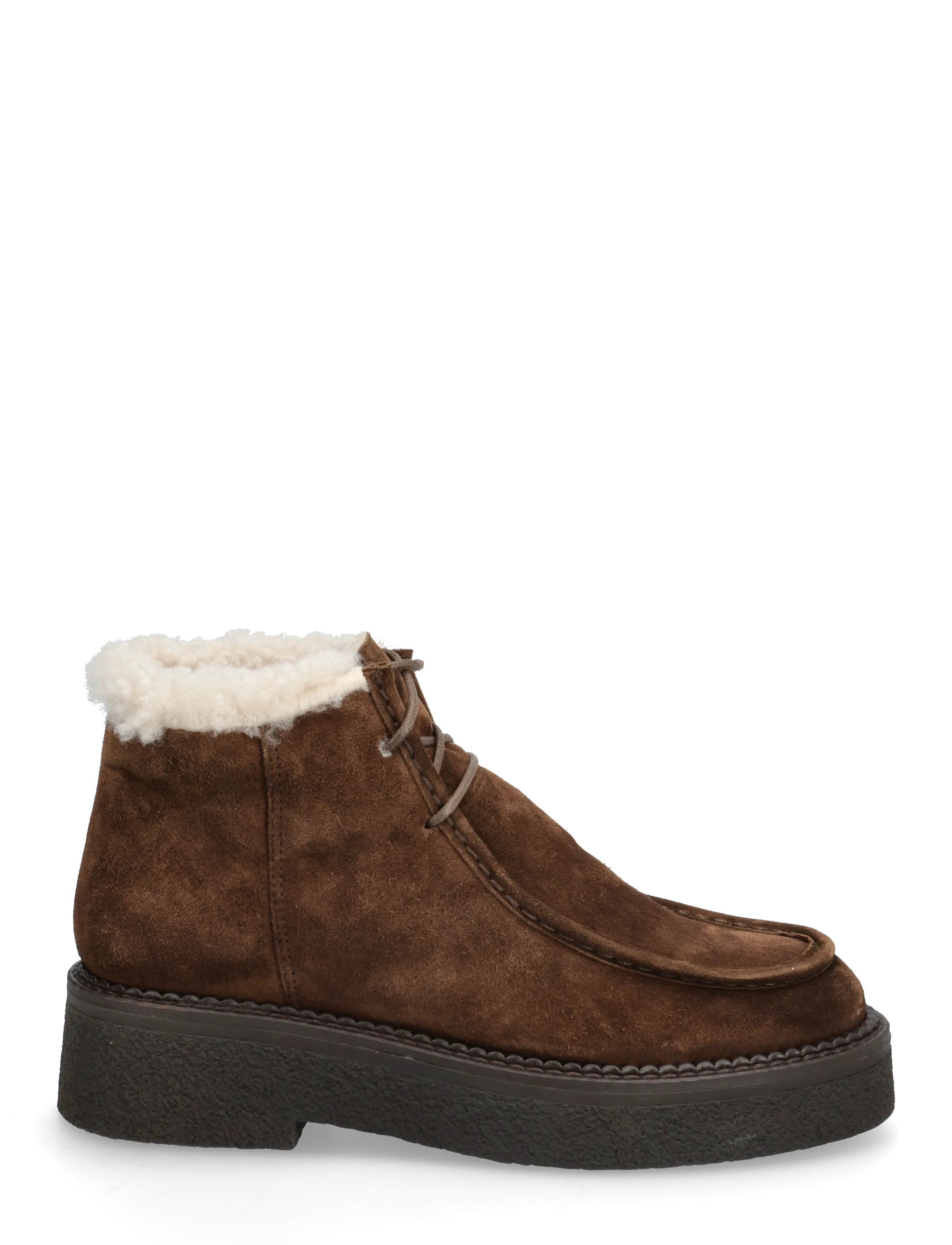 Billi Bi - Warm lining - laced boots - arabica babysilk suede - 1