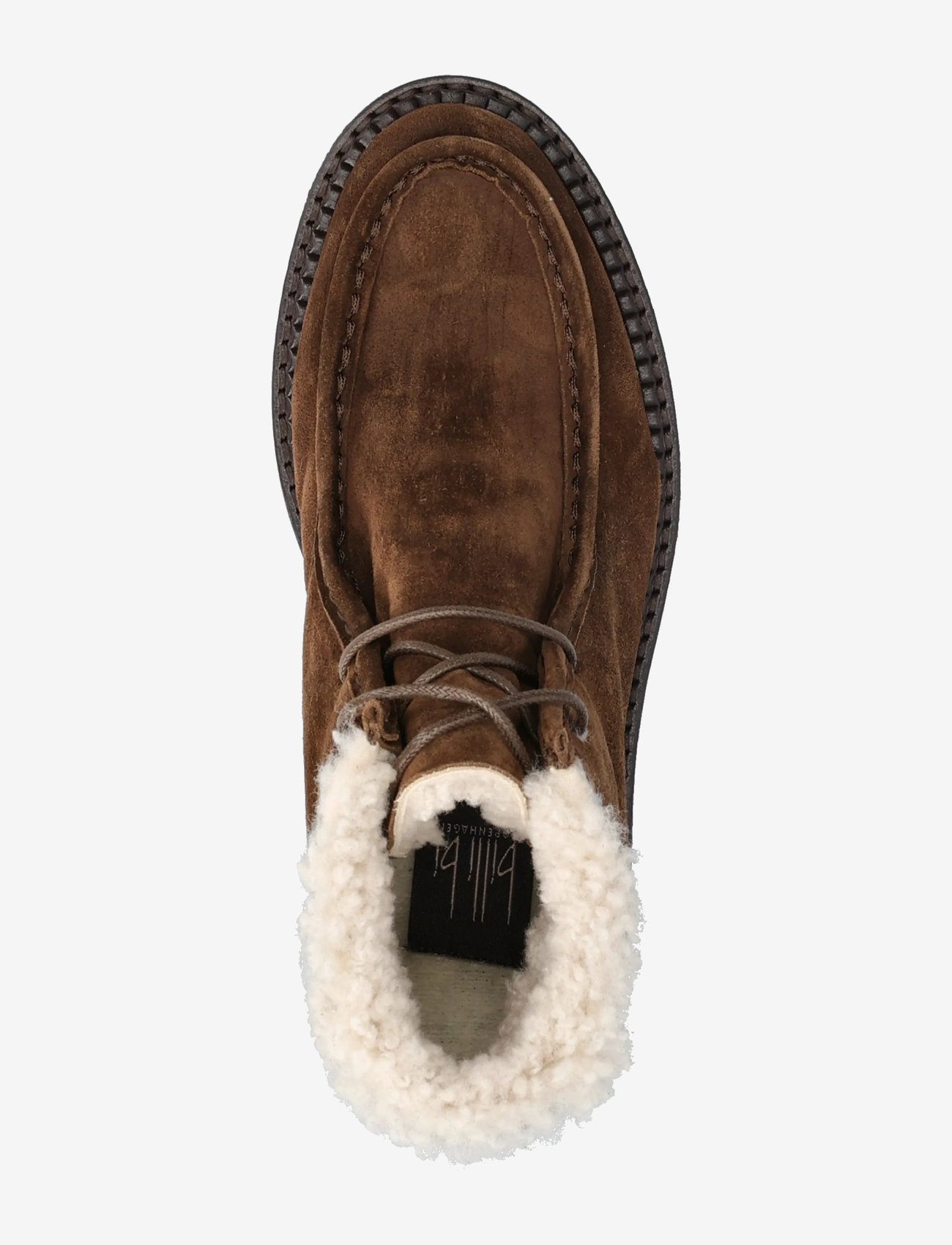 Billi Bi - Warm lining - laced boots - arabica babysilk suede - 3
