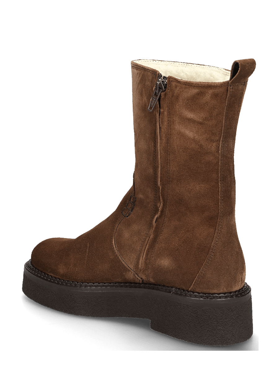 Billi Bi - Warm lining - flache stiefeletten - arabica babysilk suede - 1