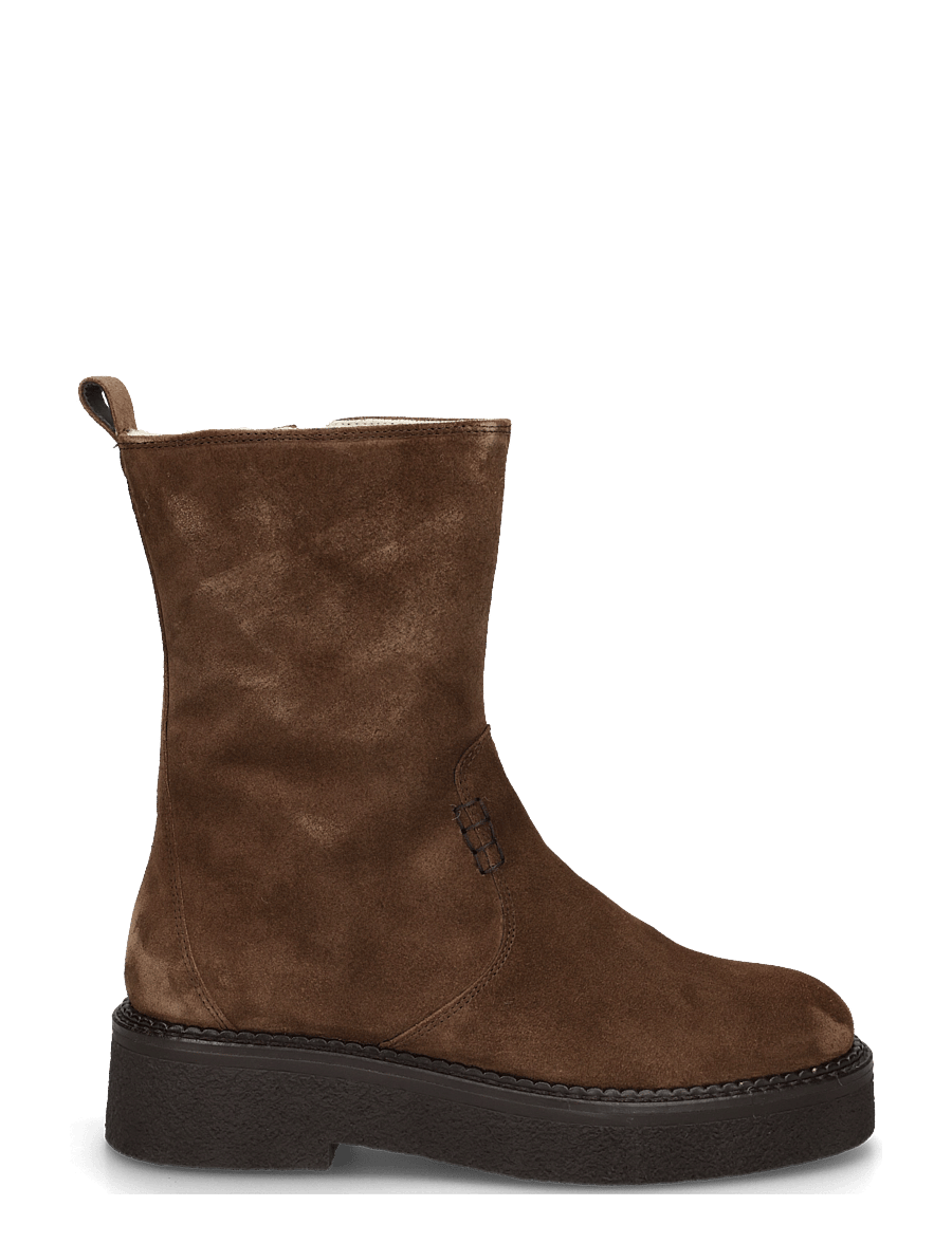 Billi Bi - Warm lining - flache stiefeletten - arabica babysilk suede - 2