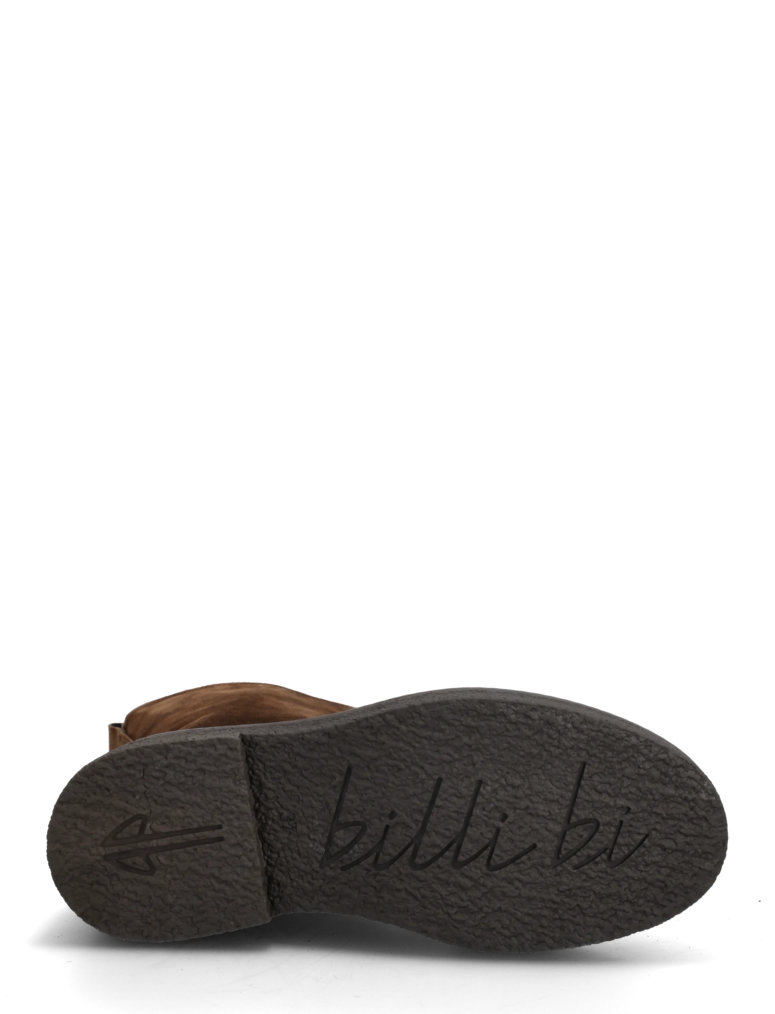 Billi Bi - Warm lining - flat ankle boots - arabica babysilk suede - 4