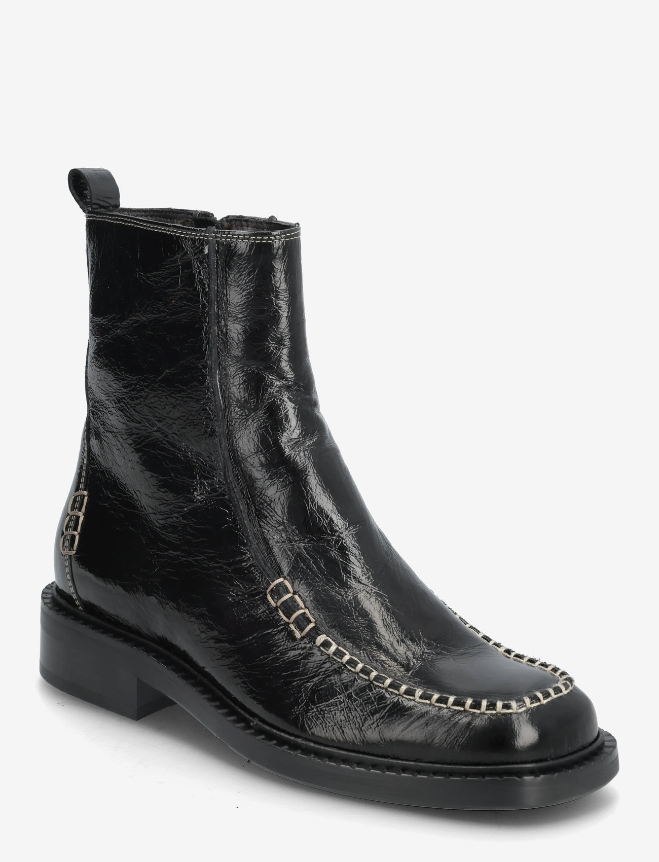 Billi Bi - Boots - platta ankelboots - black naplack - 0