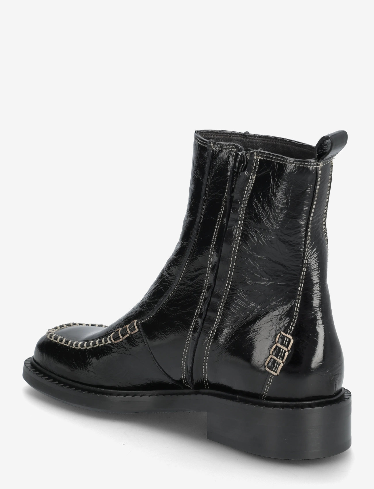 Billi Bi - Boots - platta ankelboots - black naplack - 2