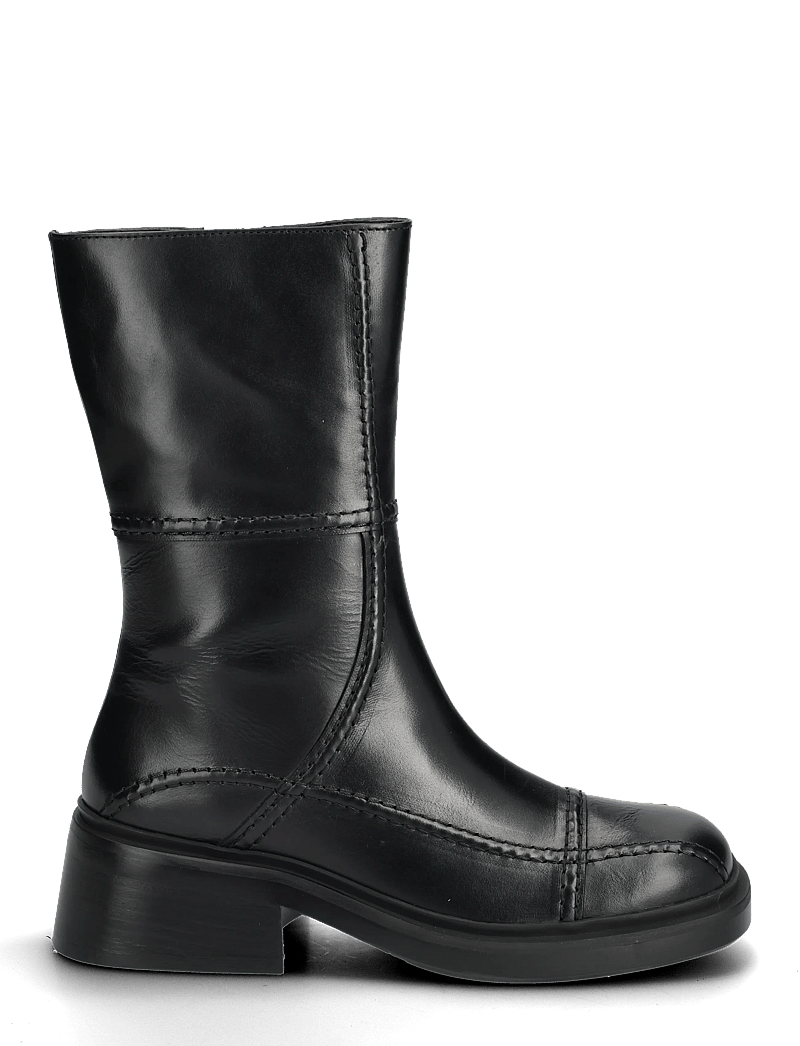 Billi Bi - Boots - støvletter - black calf /bl.stitch - 1