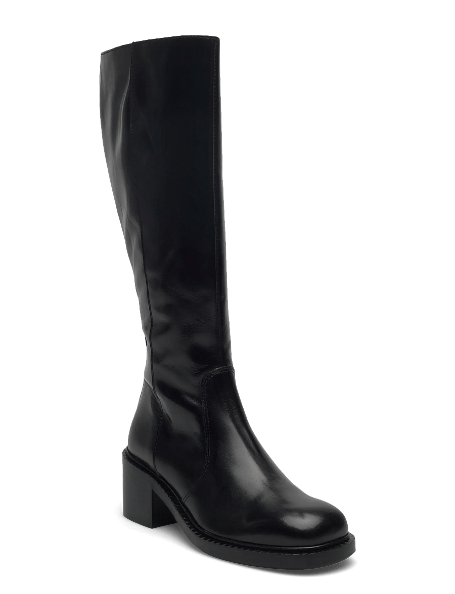 Billi Bi - Long Boots - zābaki līdz ceļiem - black calf - 0