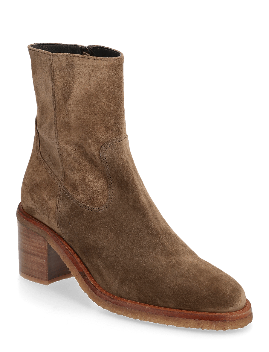 Billi Bi - Booties - stövletter - t.moro babysilk suede - 0
