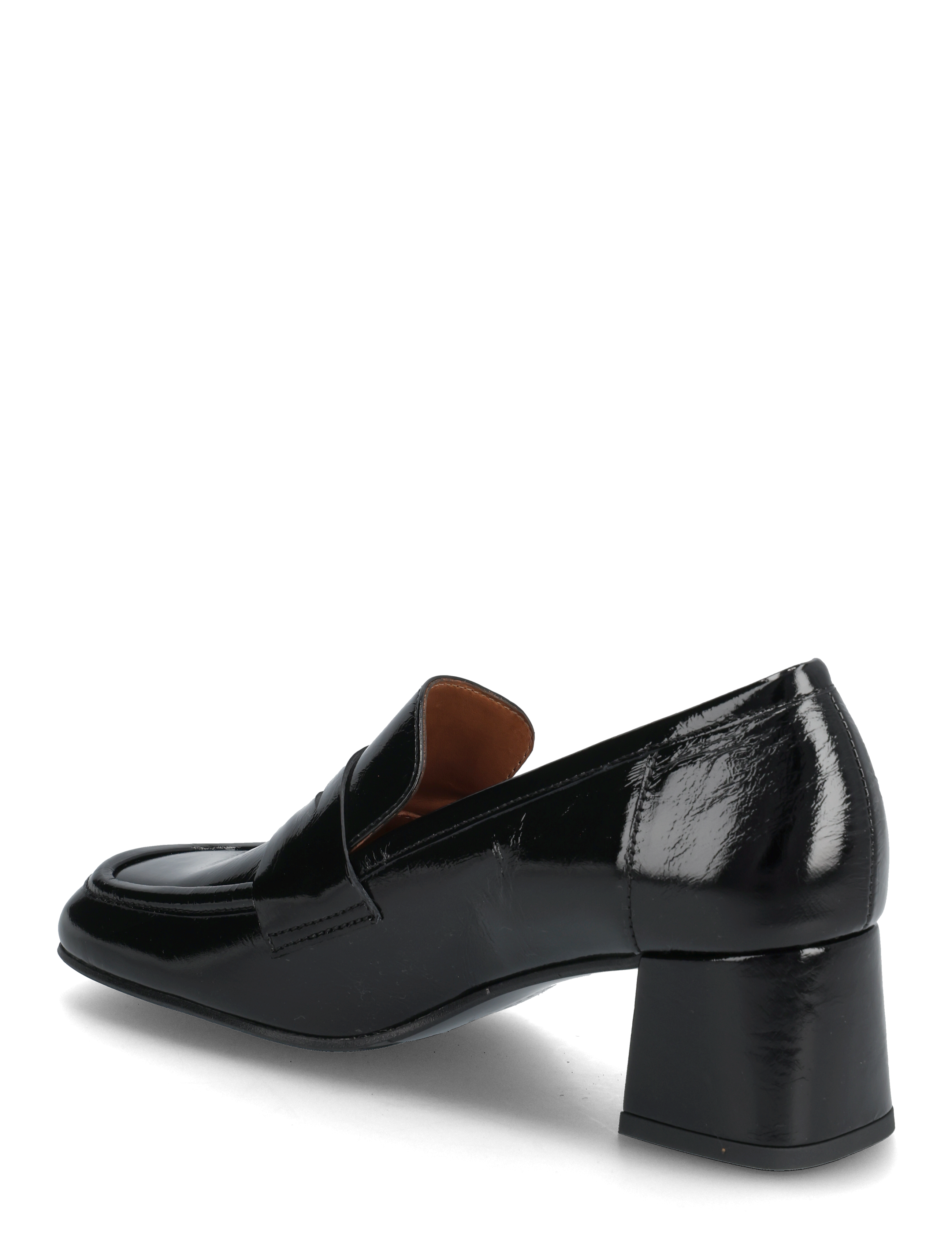 Billi Bi - Pumps - loafer mit absatz - black naplack - 2