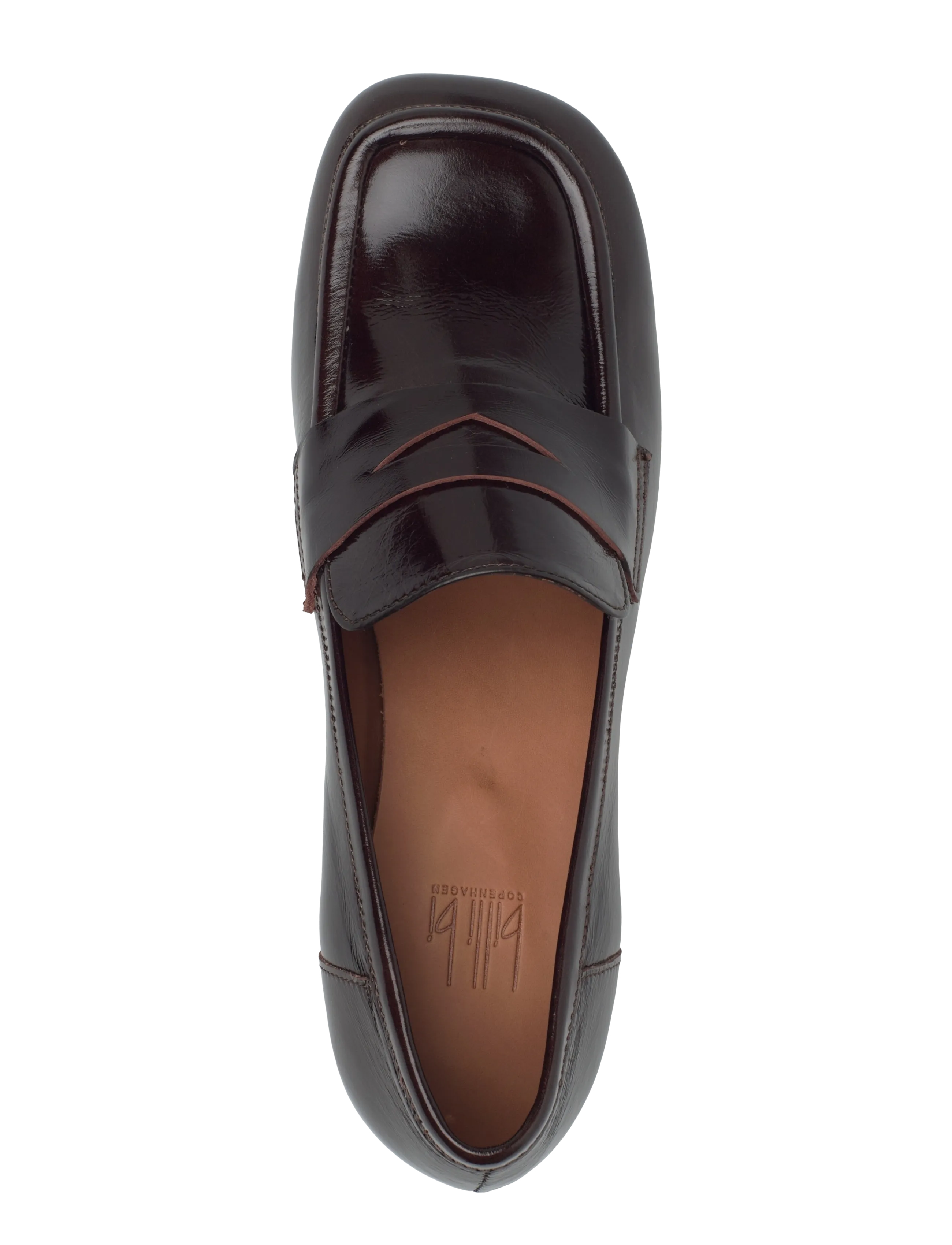 Billi Bi - Pumps - loafers med hæl - mogano naplack - 3