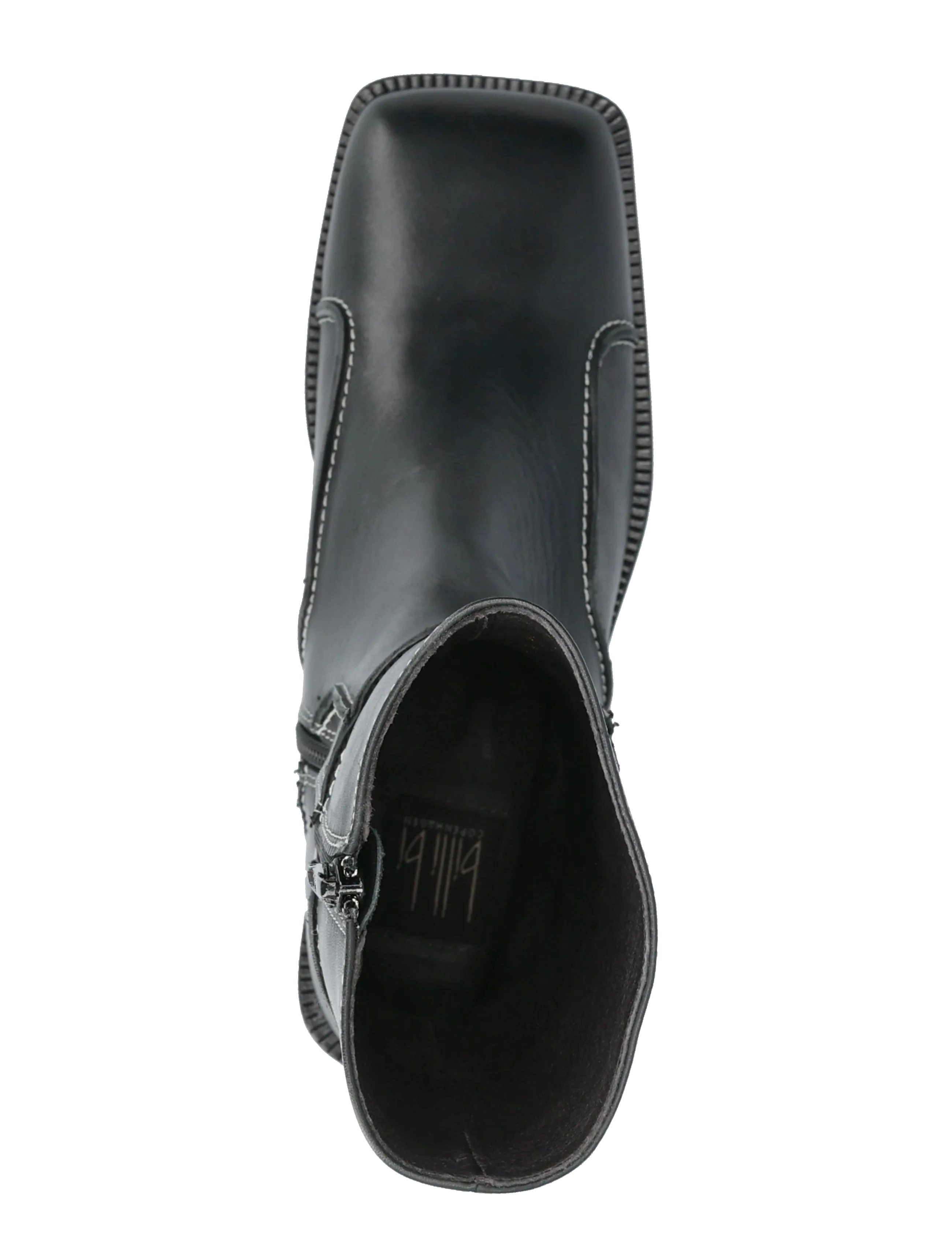 Billi Bi - Boots - madalad poolsaapad - black calf - 3