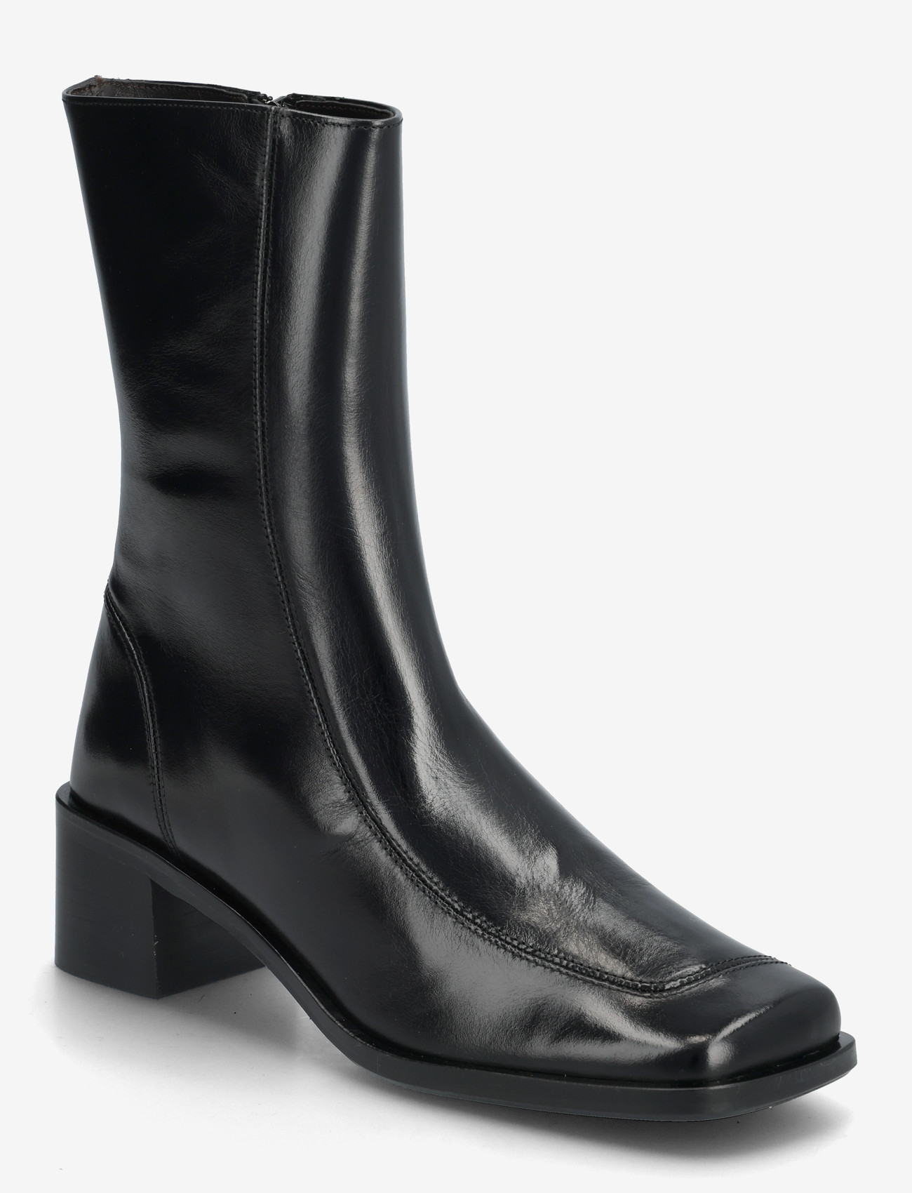 Billi Bi - Booties - høj hæl - black calf - 0