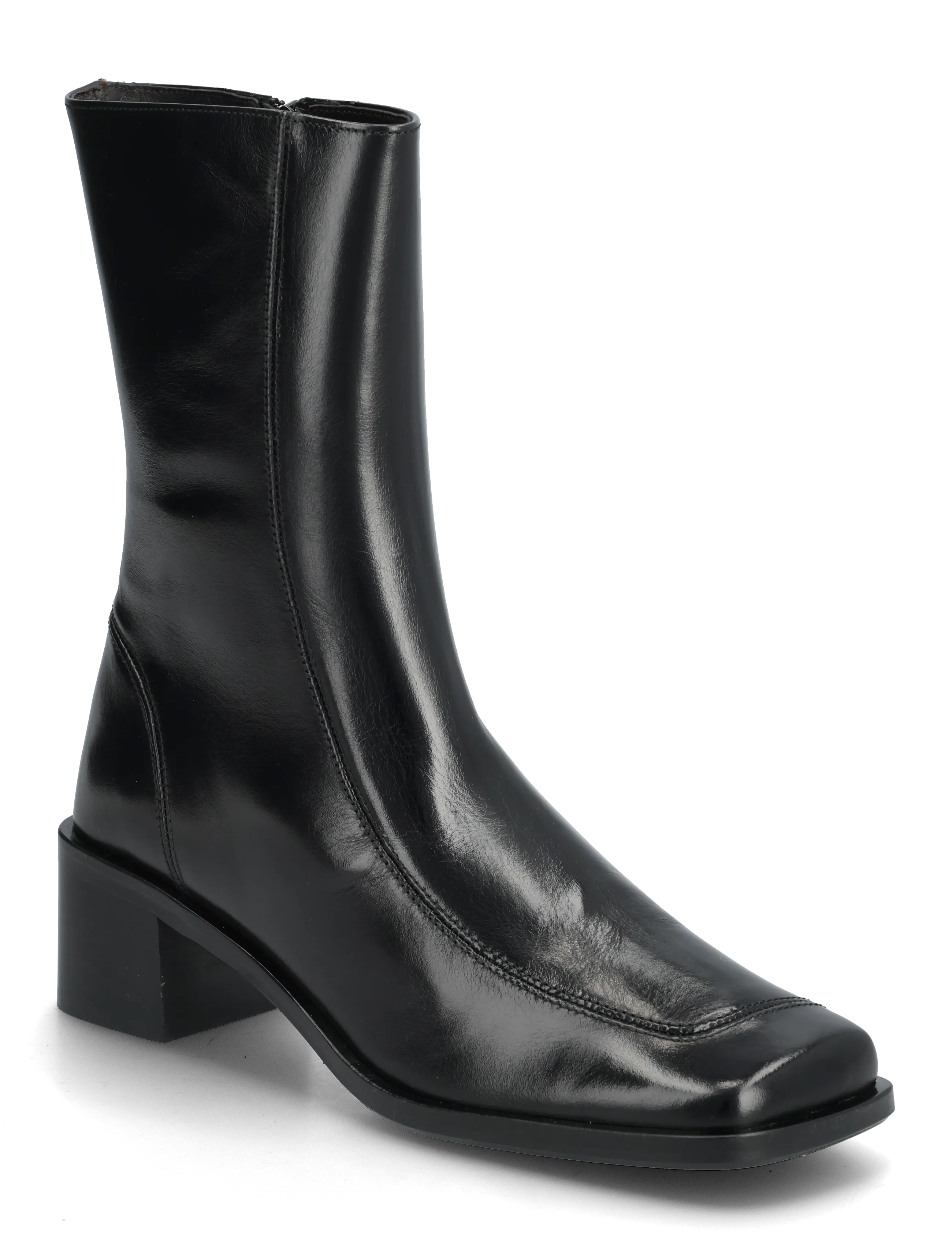 Booties - BLACK CALF