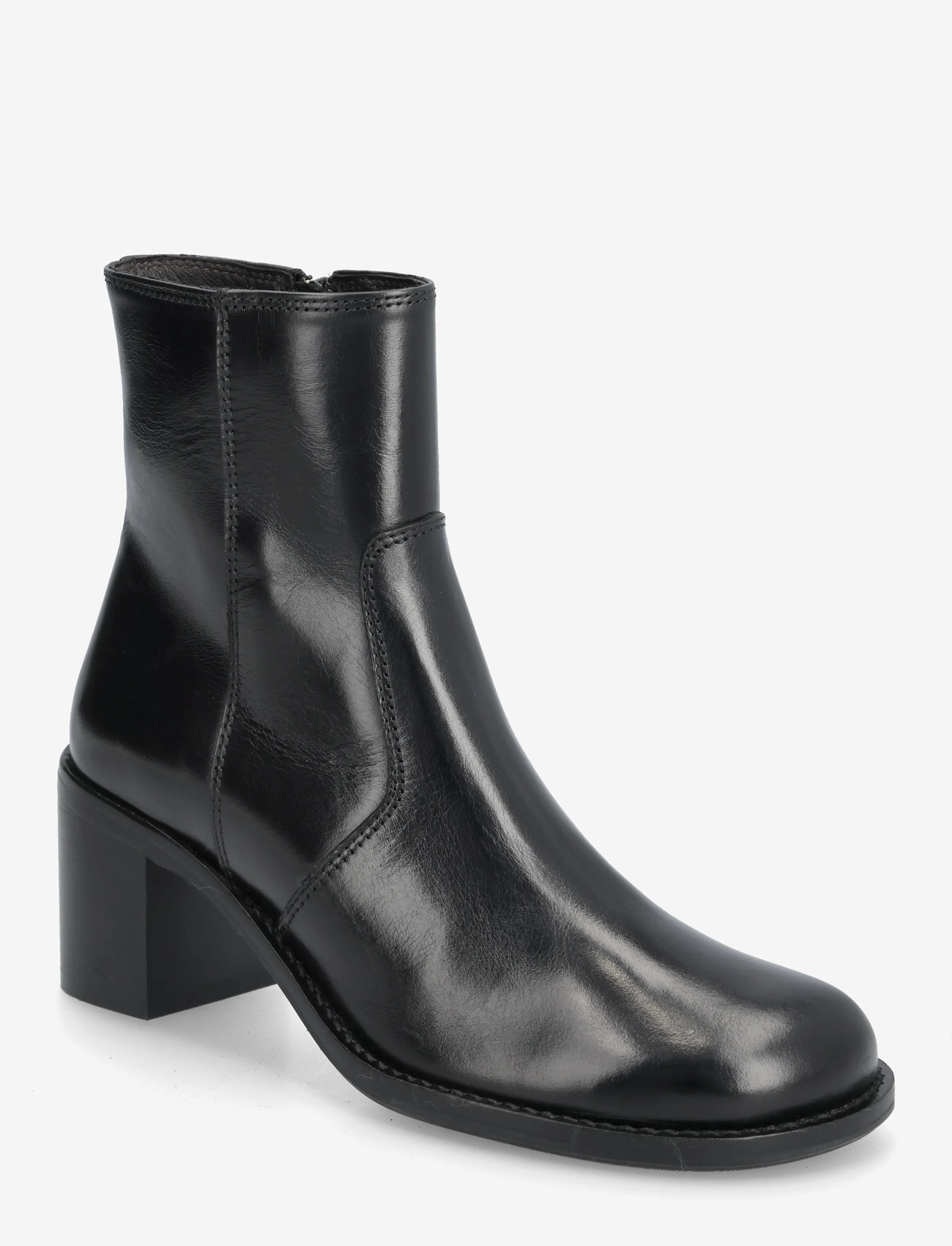 Billi Bi - Booties - kontsaga poolsaapad - black calf - 0
