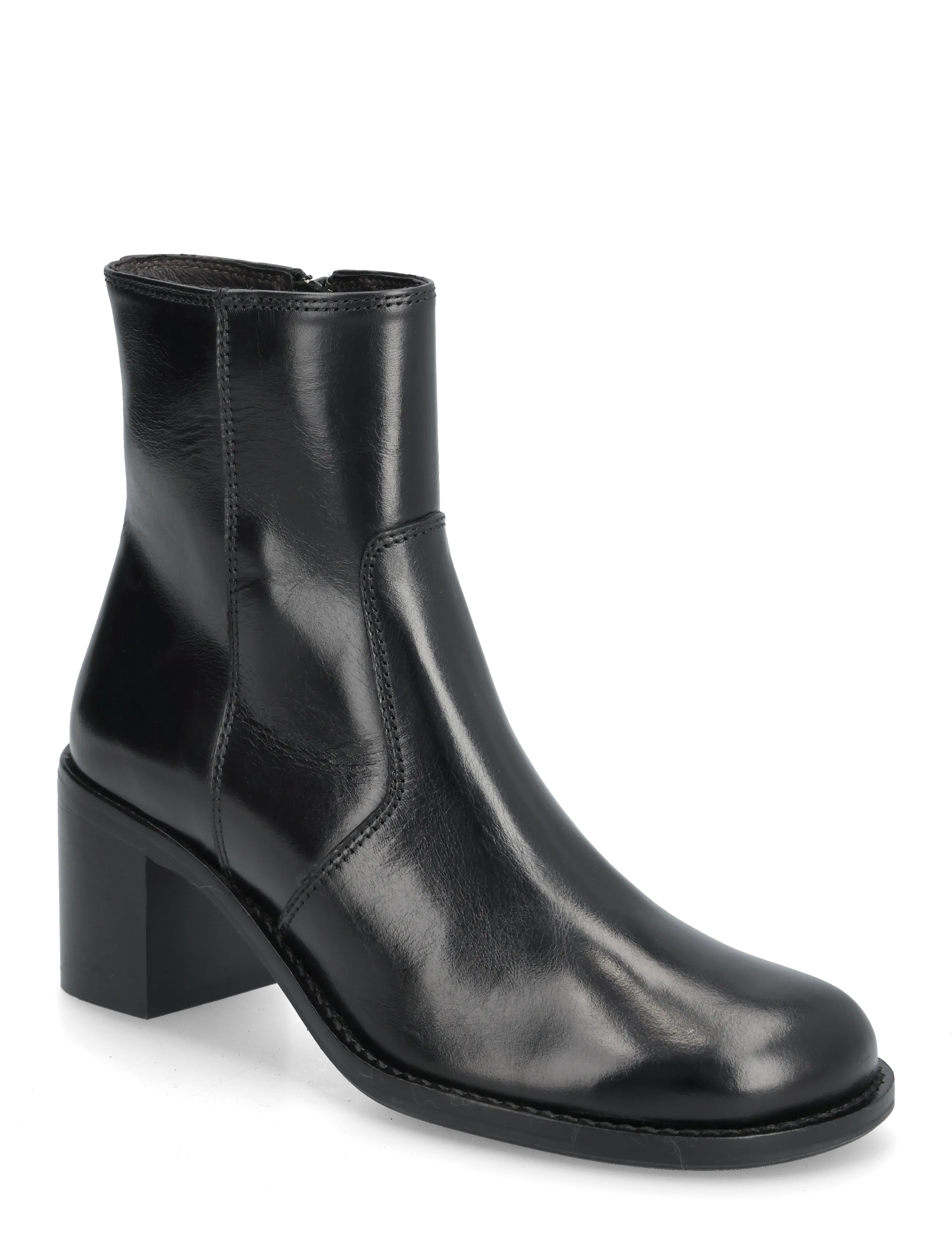 Billi Bi - Booties - kontsaga poolsaapad - black calf - 0