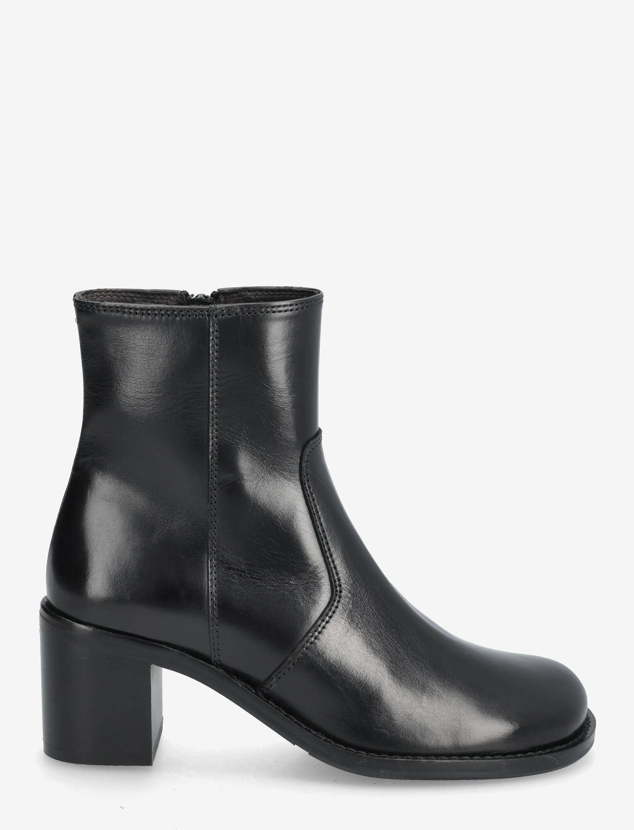 Billi Bi - Booties - kontsaga poolsaapad - black calf - 1
