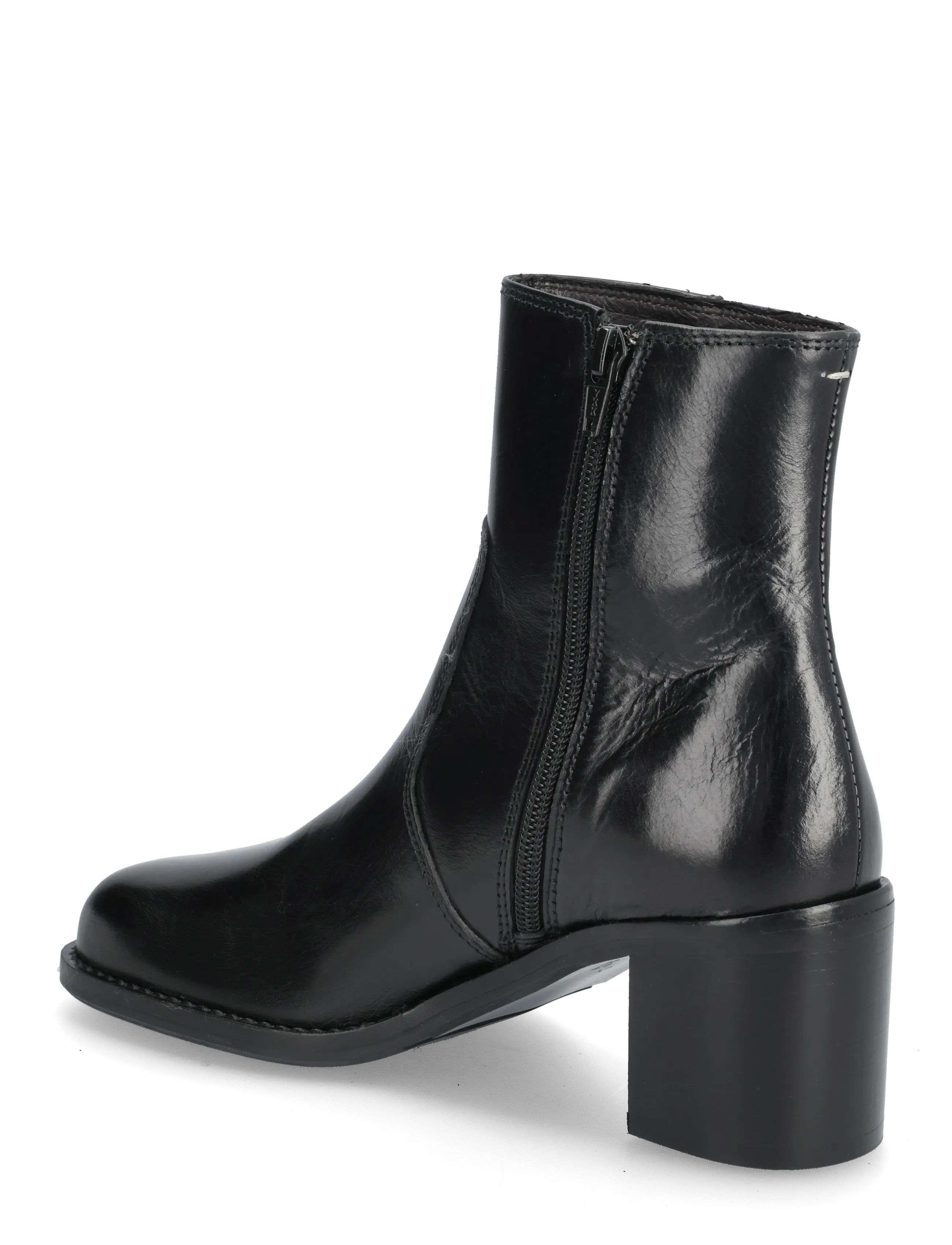 Billi Bi - Booties - kontsaga poolsaapad - black calf - 2
