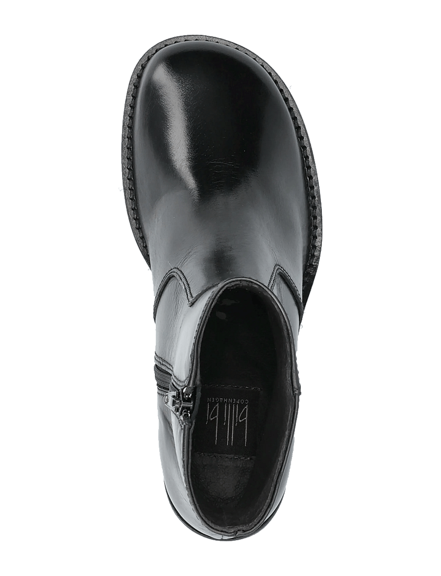 Billi Bi - Booties - kontsaga poolsaapad - black calf - 3