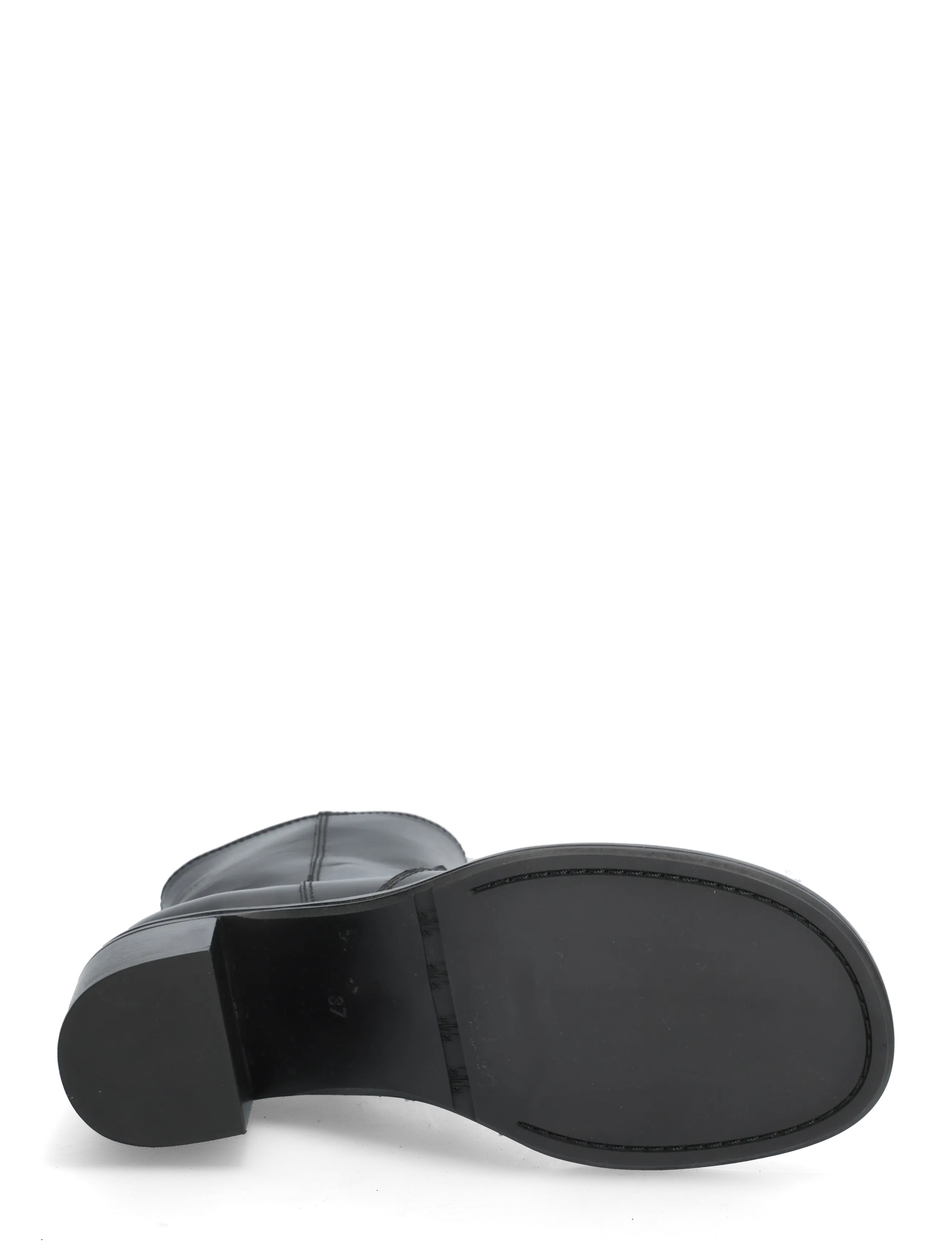 Billi Bi - Booties - kontsaga poolsaapad - black calf - 4